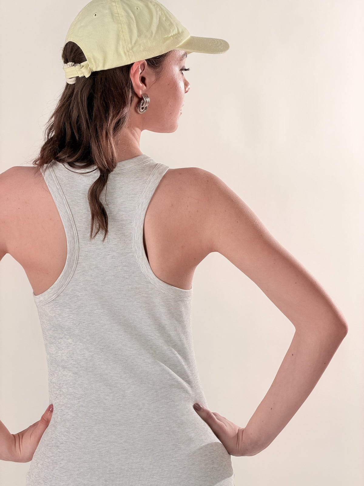 Abito Midi a coste |Colore:Grigio melange chiaro