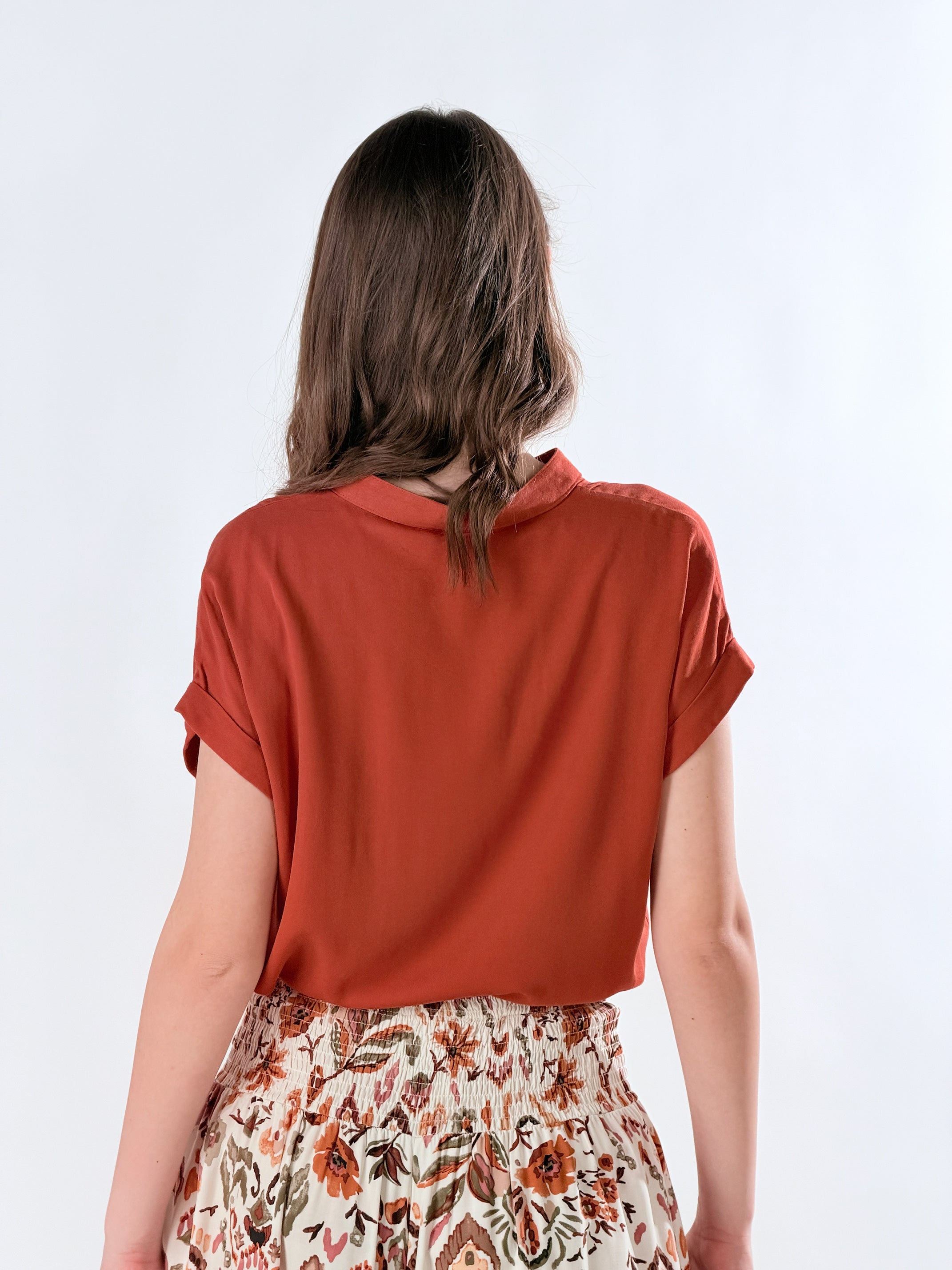 Blusa Camy |Colore:Ruggine