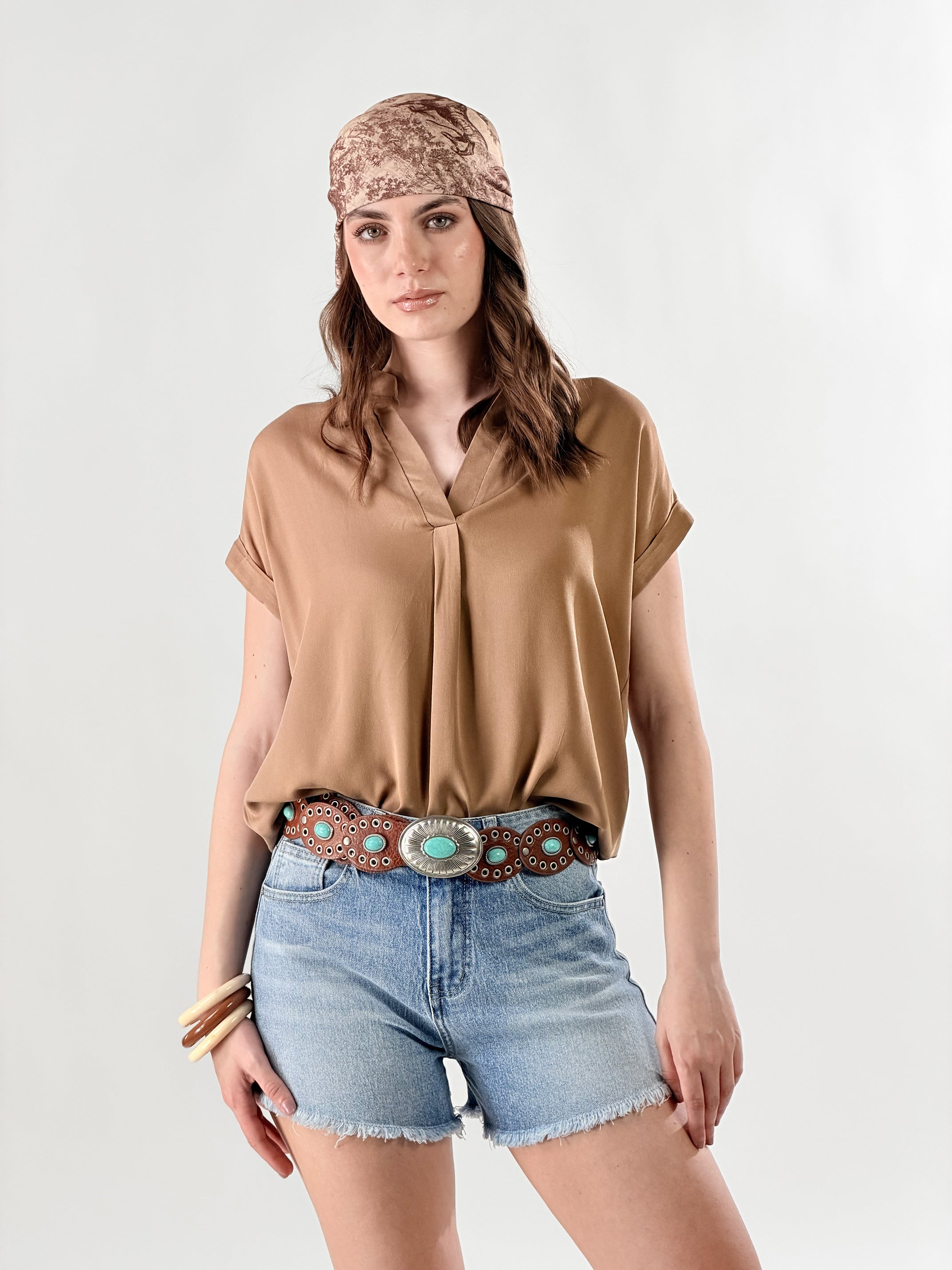 Blusa Camy |Colore:Cammello