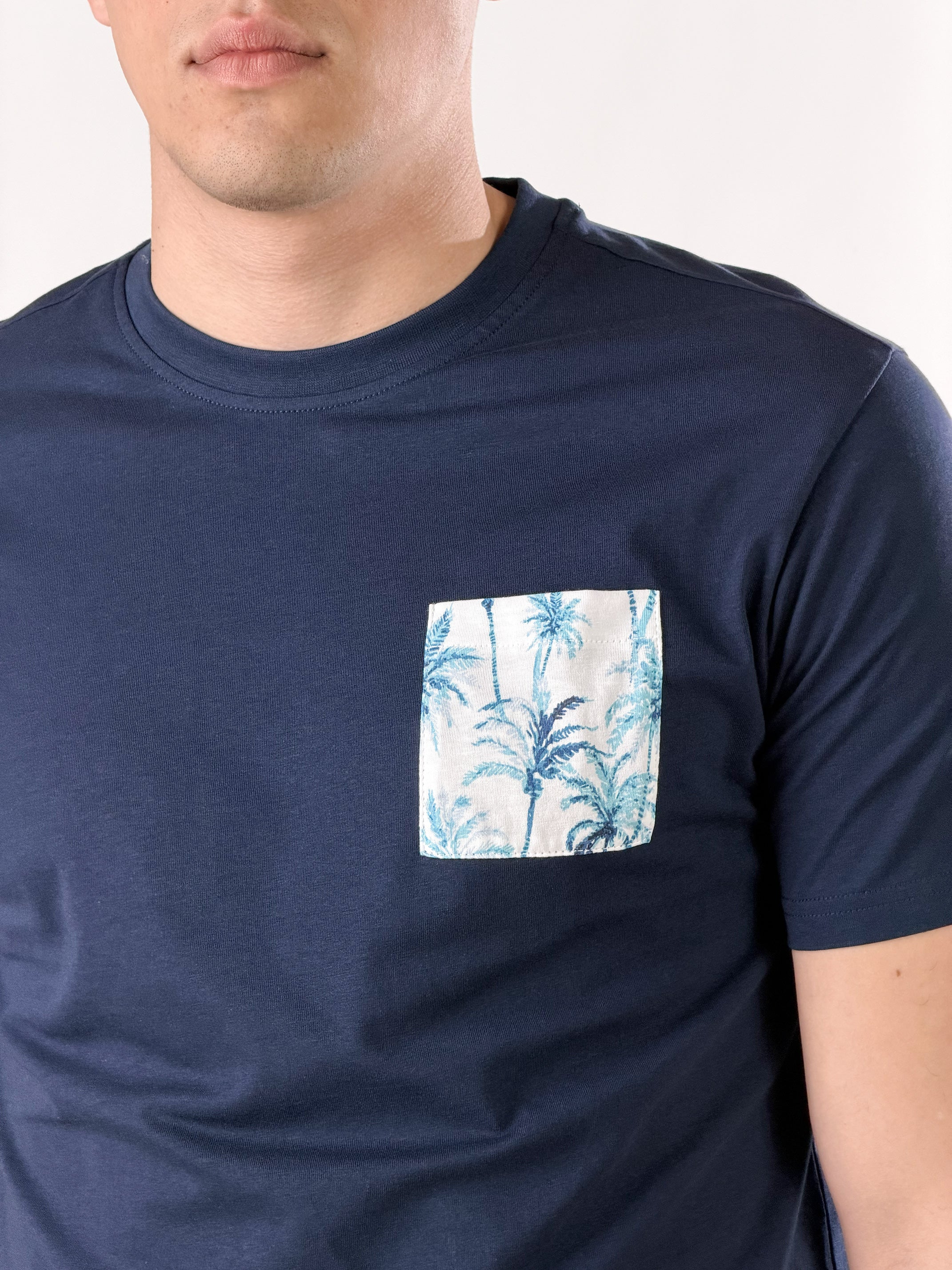 T-Shirt taschino palme |Colore:Blu