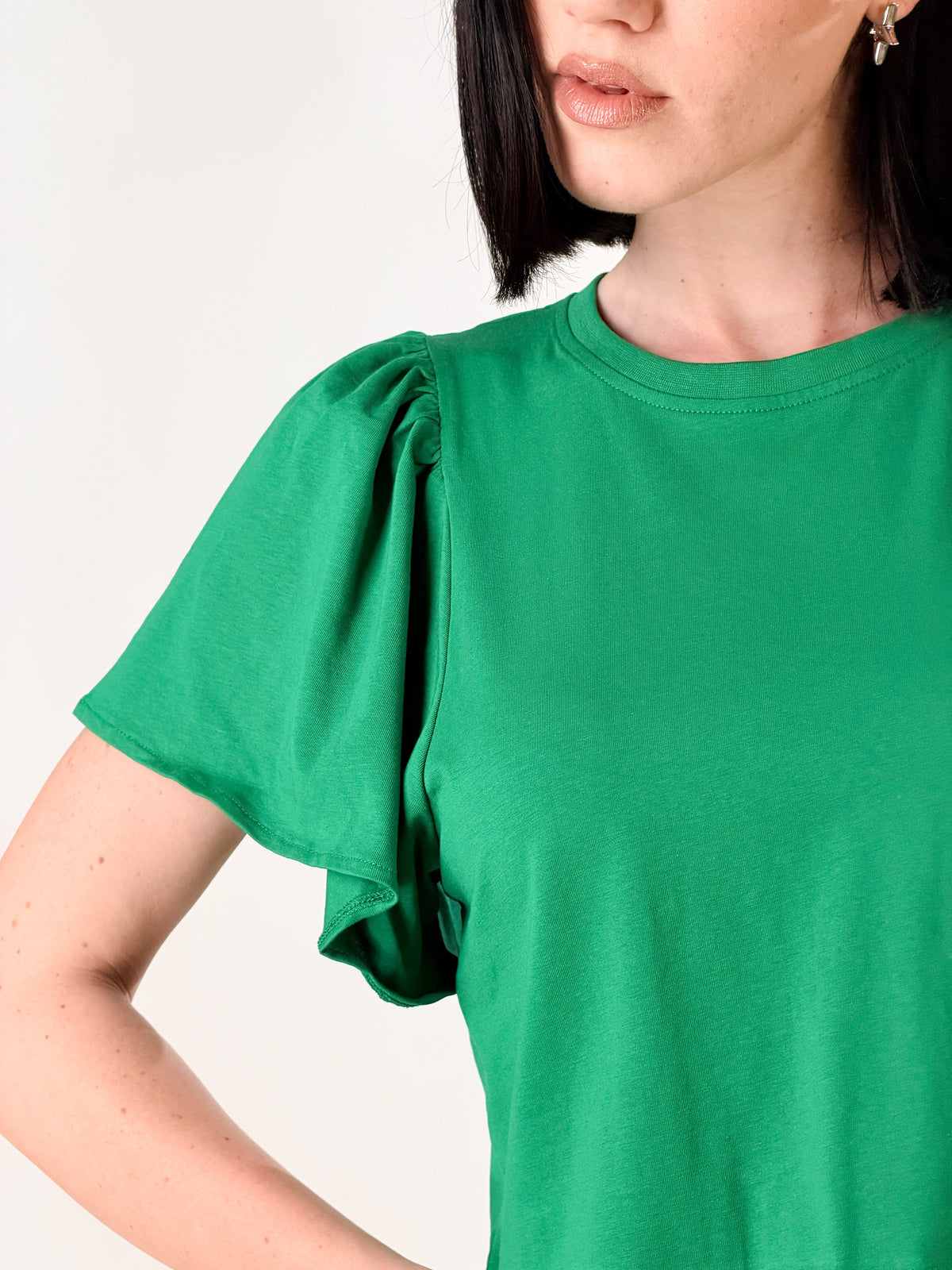T-Shirt manica Voilà|Colore:Smeraldo