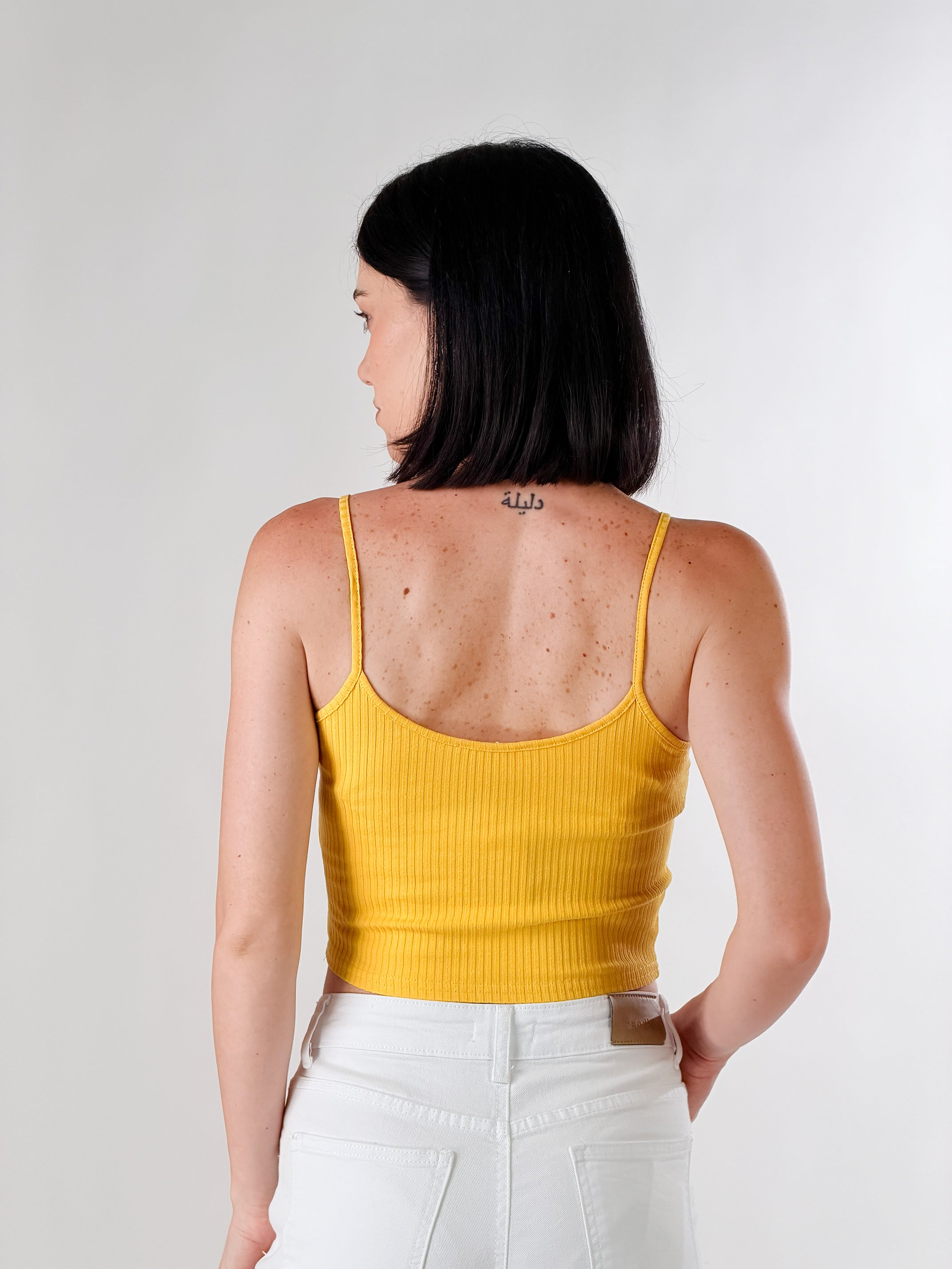 Top crop Maggie|Colore:Mostarda