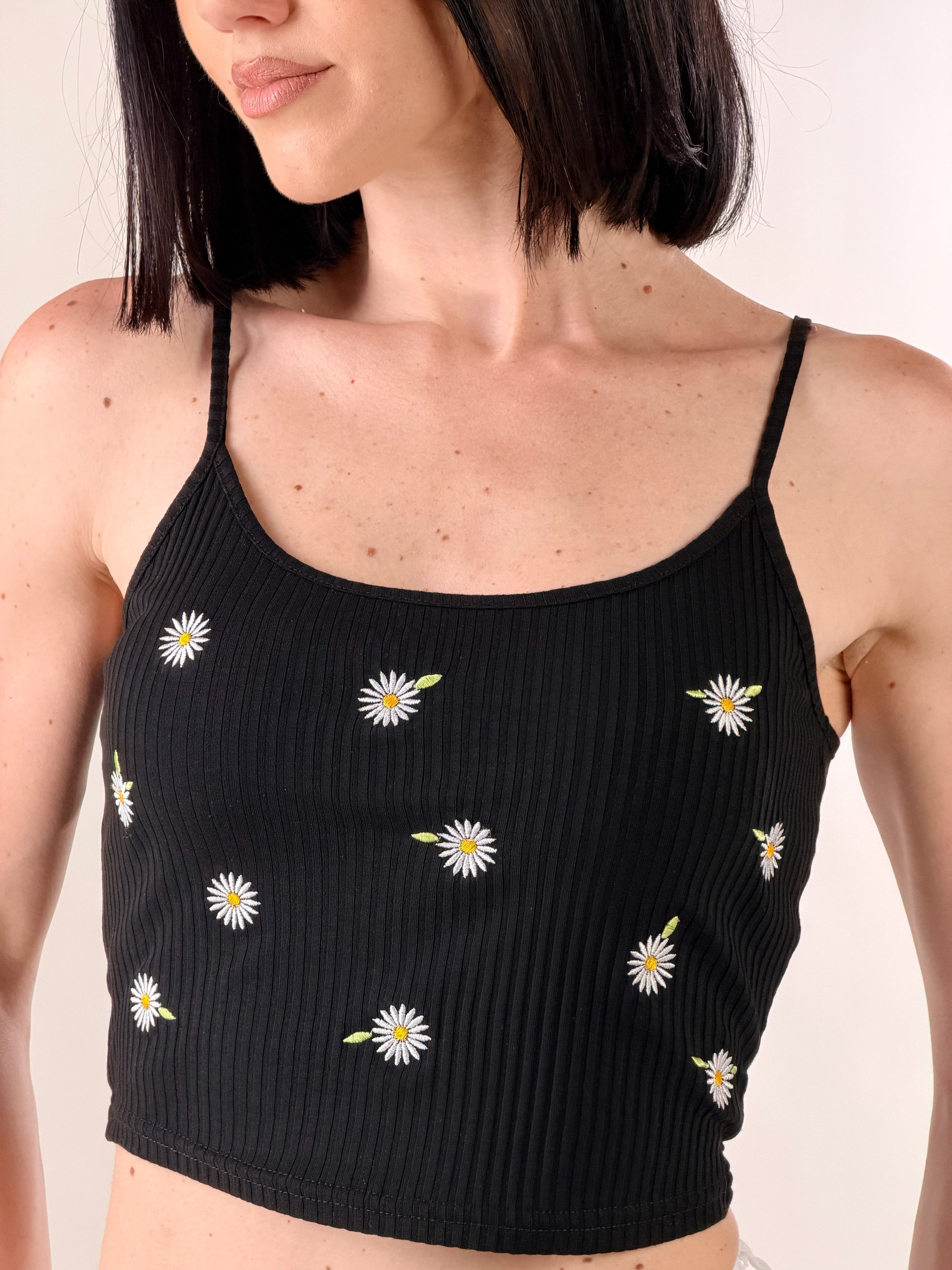 Top crop Maggie|Colore:Nero
