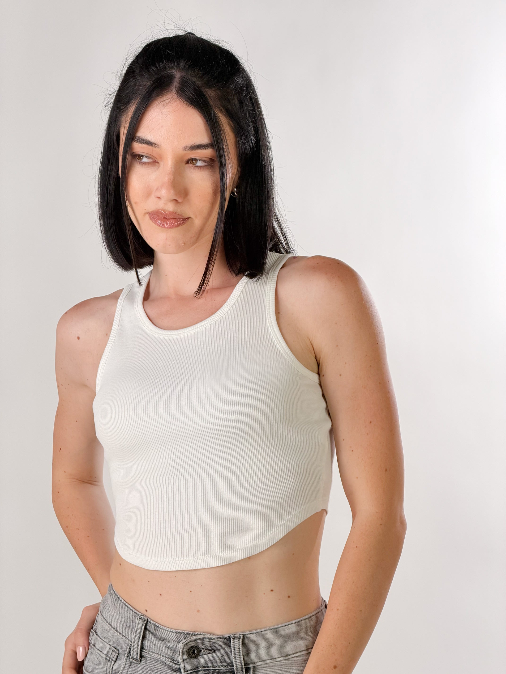 Top Vogatore|Colore:Bianco latte