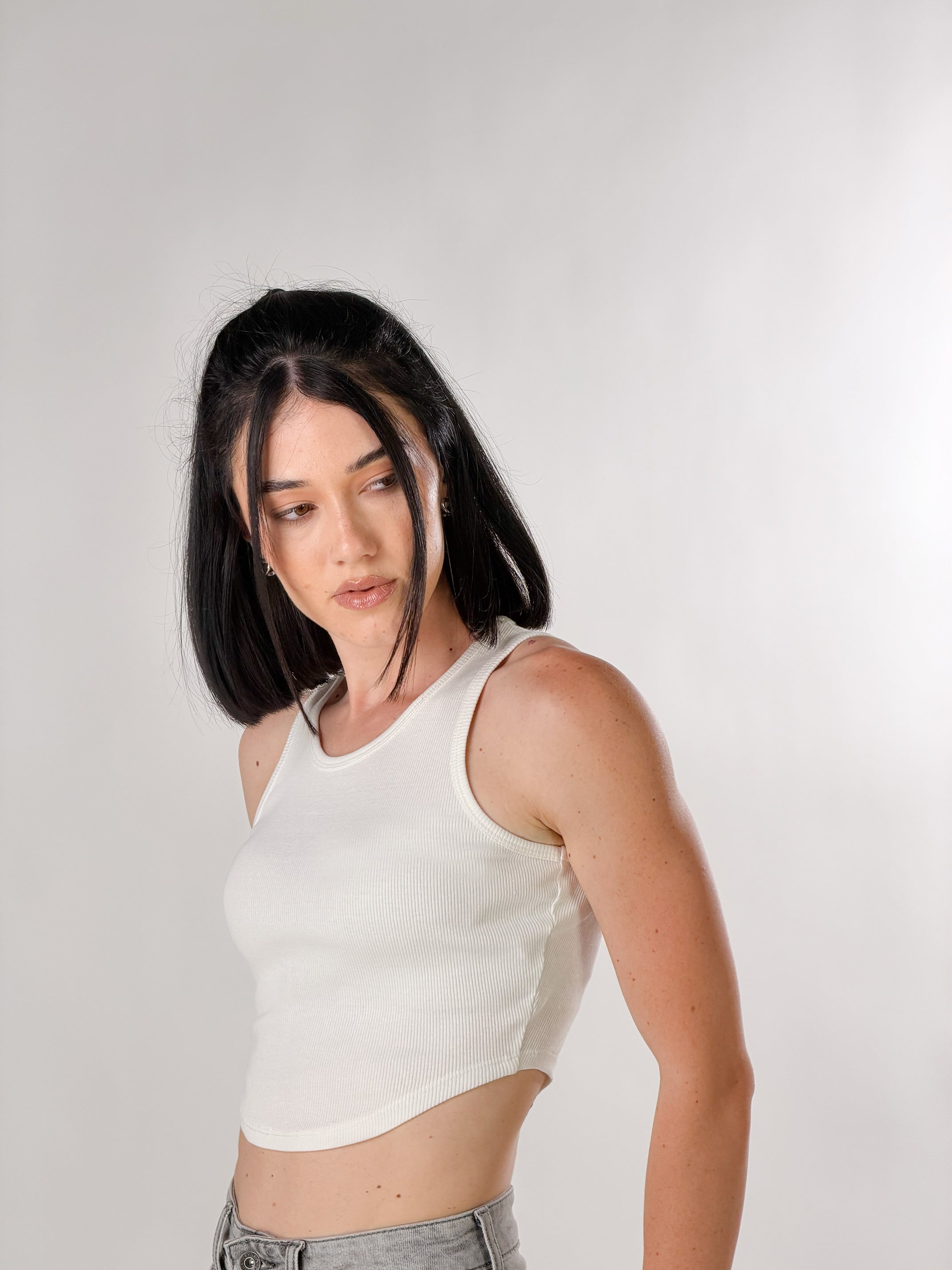 Top Vogatore|Colore:Bianco latte