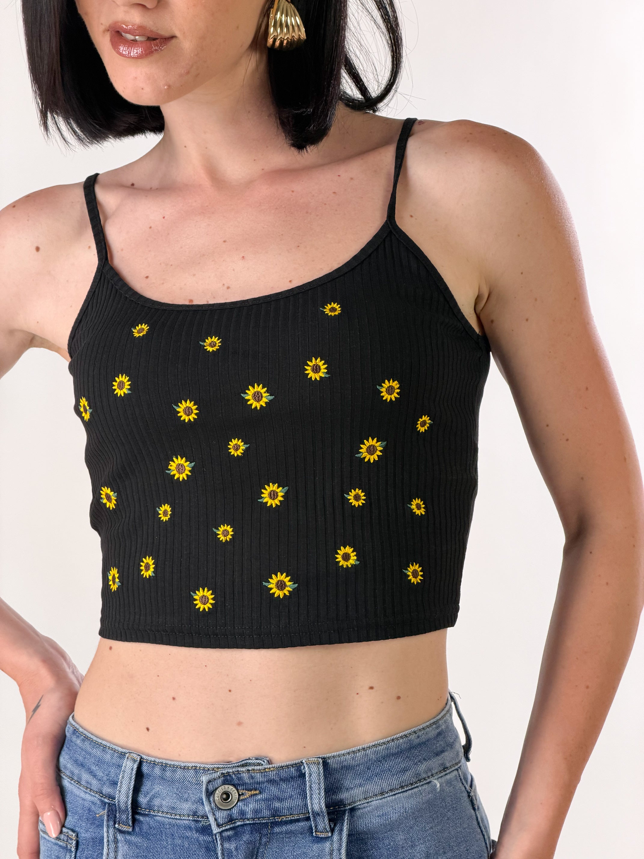 Top Sunflower|Colore:Nero