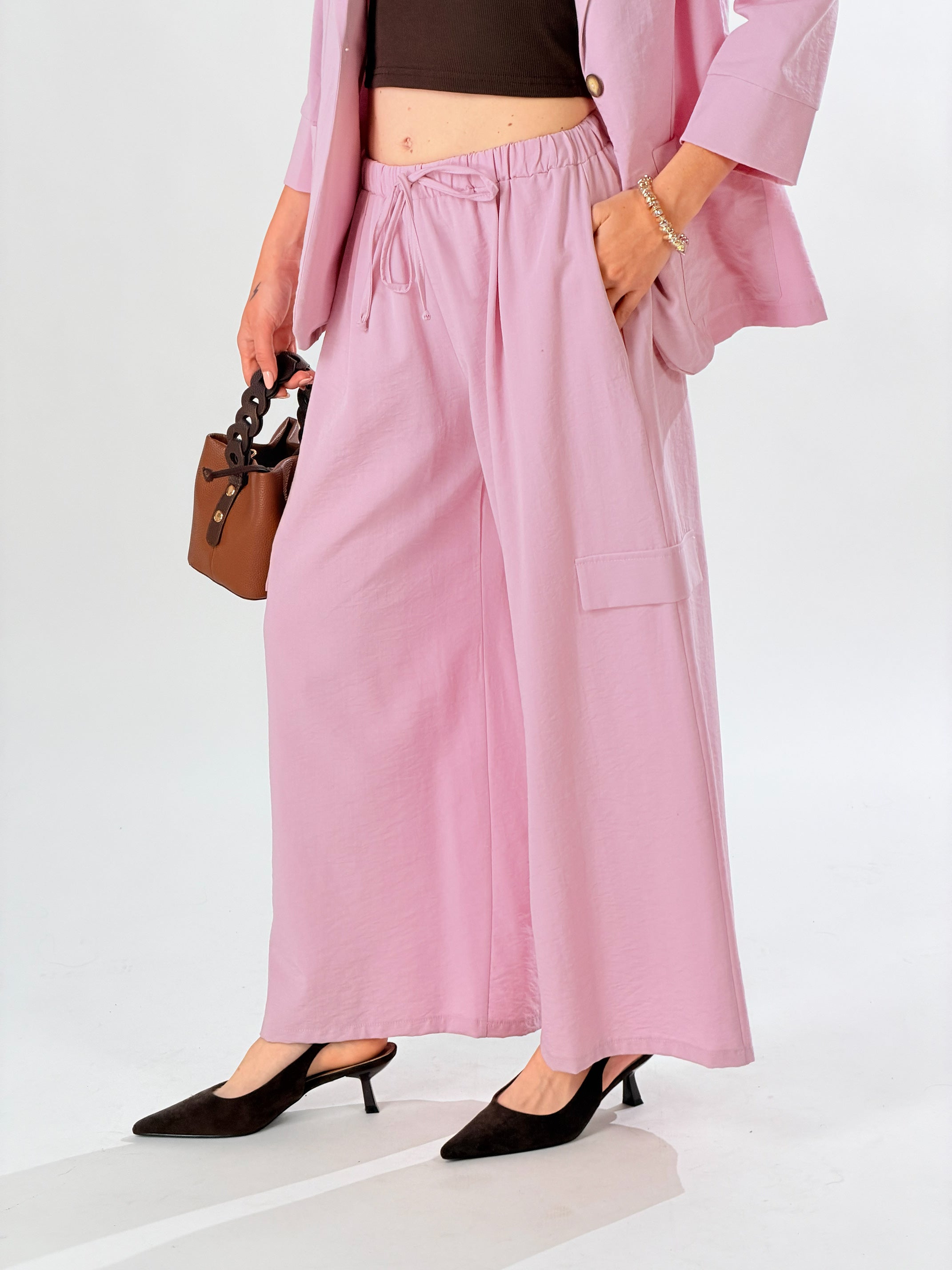 Pantalaccio Cargo|Colore:Rosa