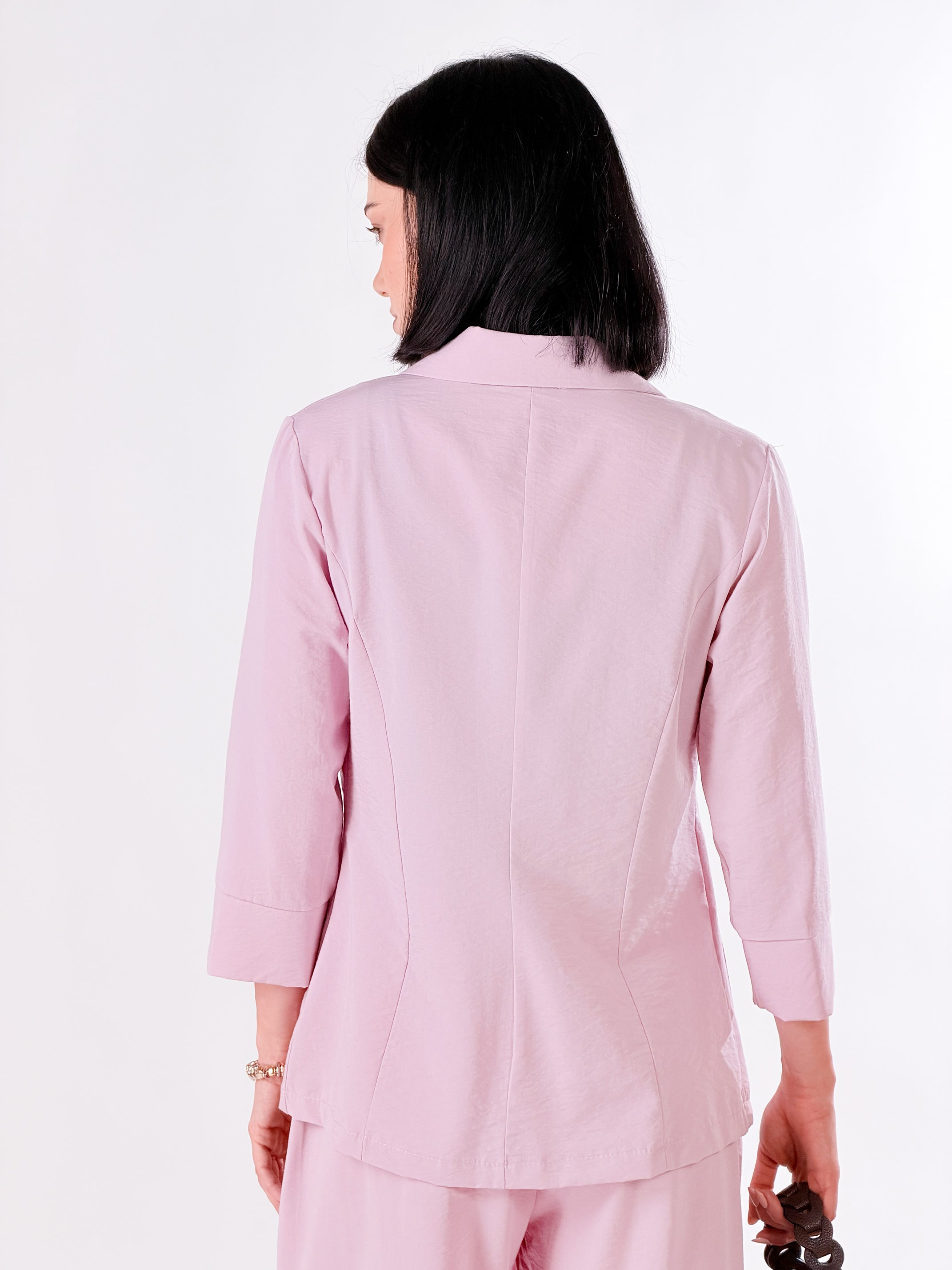 Blazer mono petto |Colore:Rosa