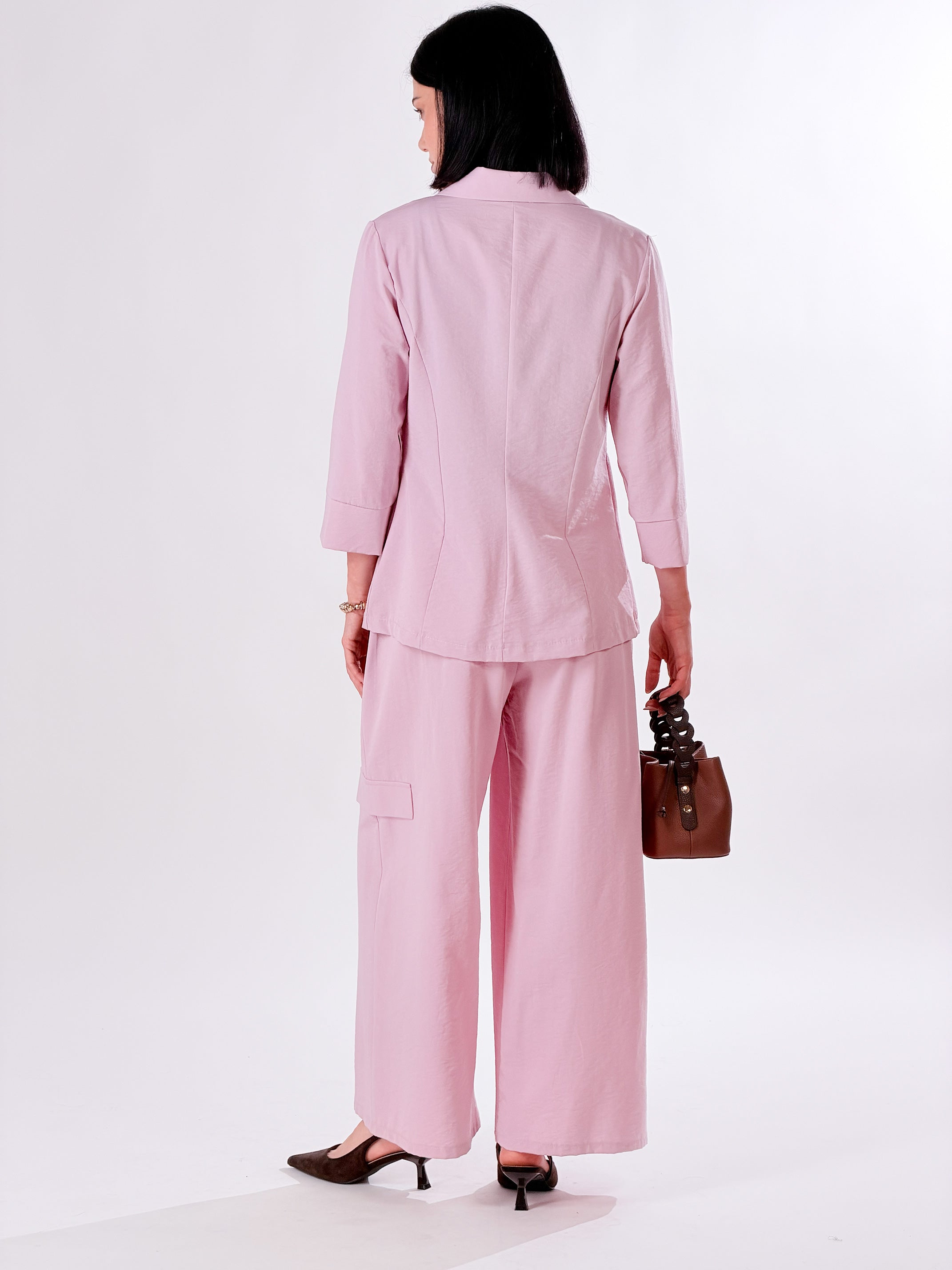 Blazer mono petto |Colore:Rosa