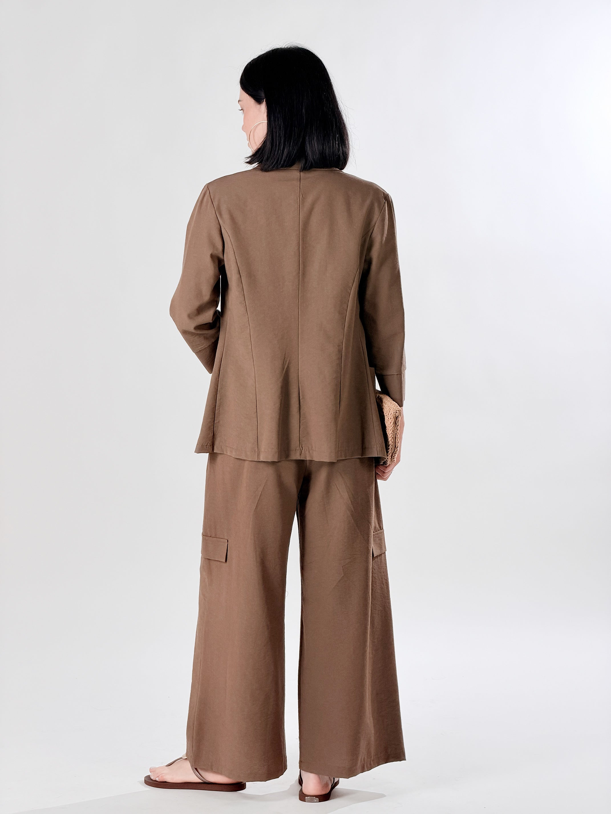 Blazer mono petto |Colore:Nocciola
