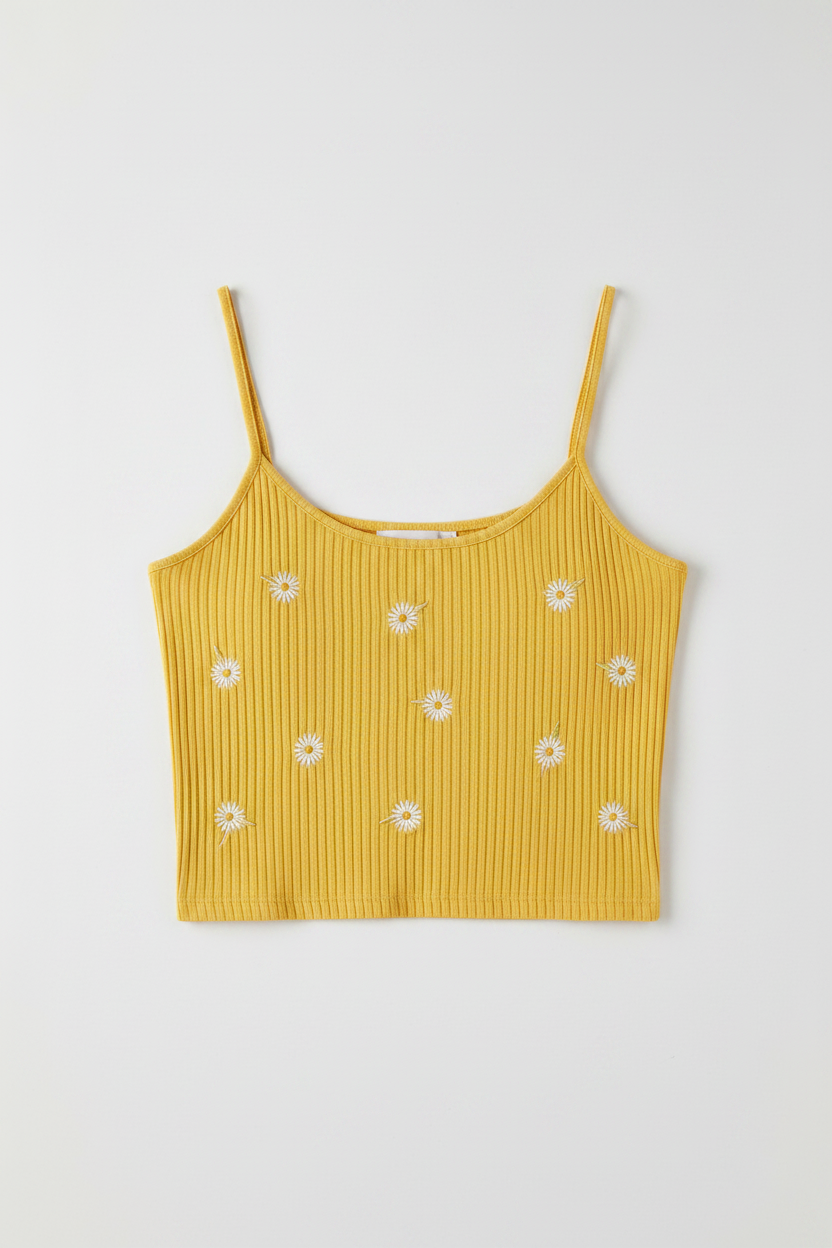Top crop Maggie|Colore:Mostarda