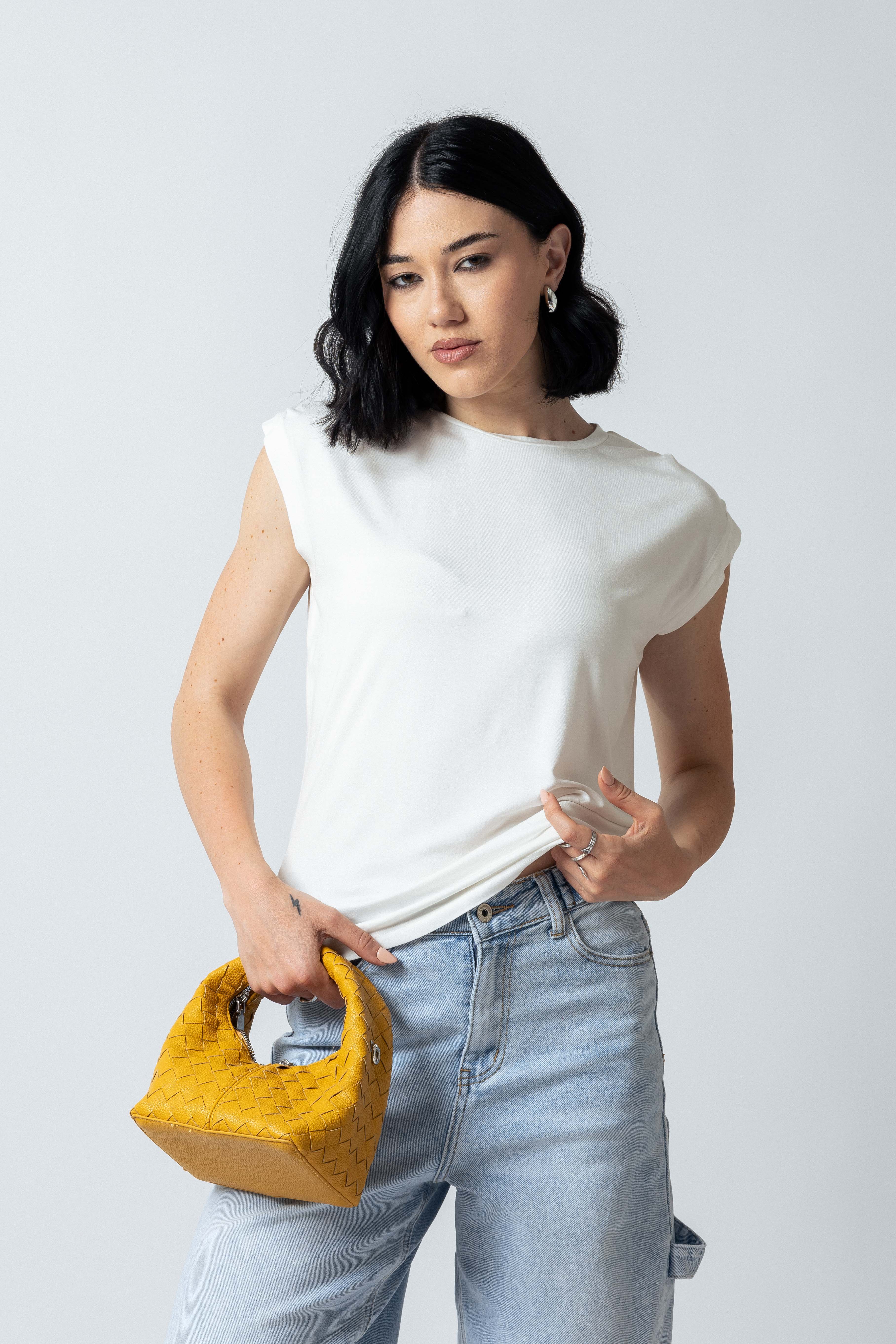 Maglia stella manica ad aletta|Colore:Panna