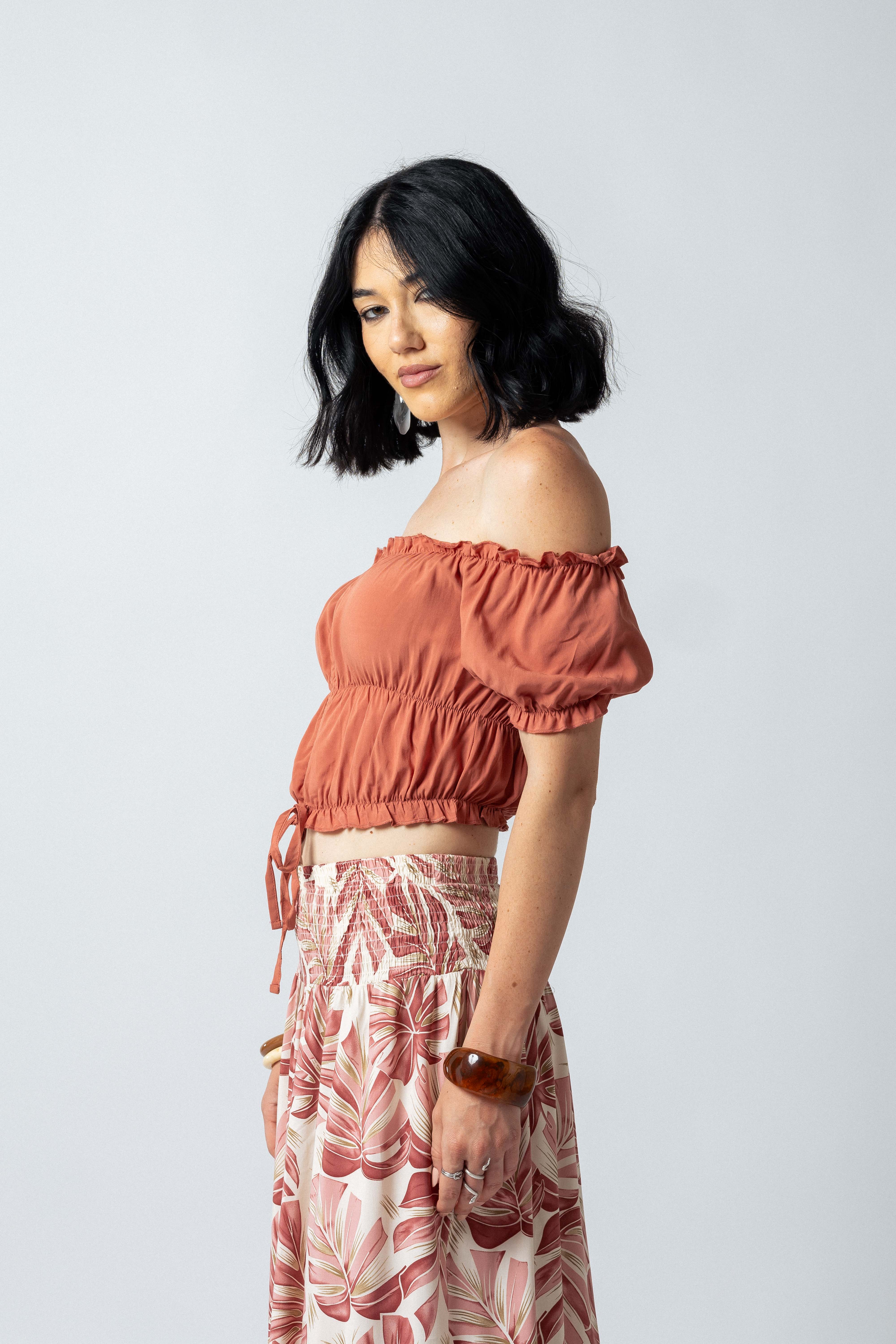 Top Bohémien |Colore:Ruggine