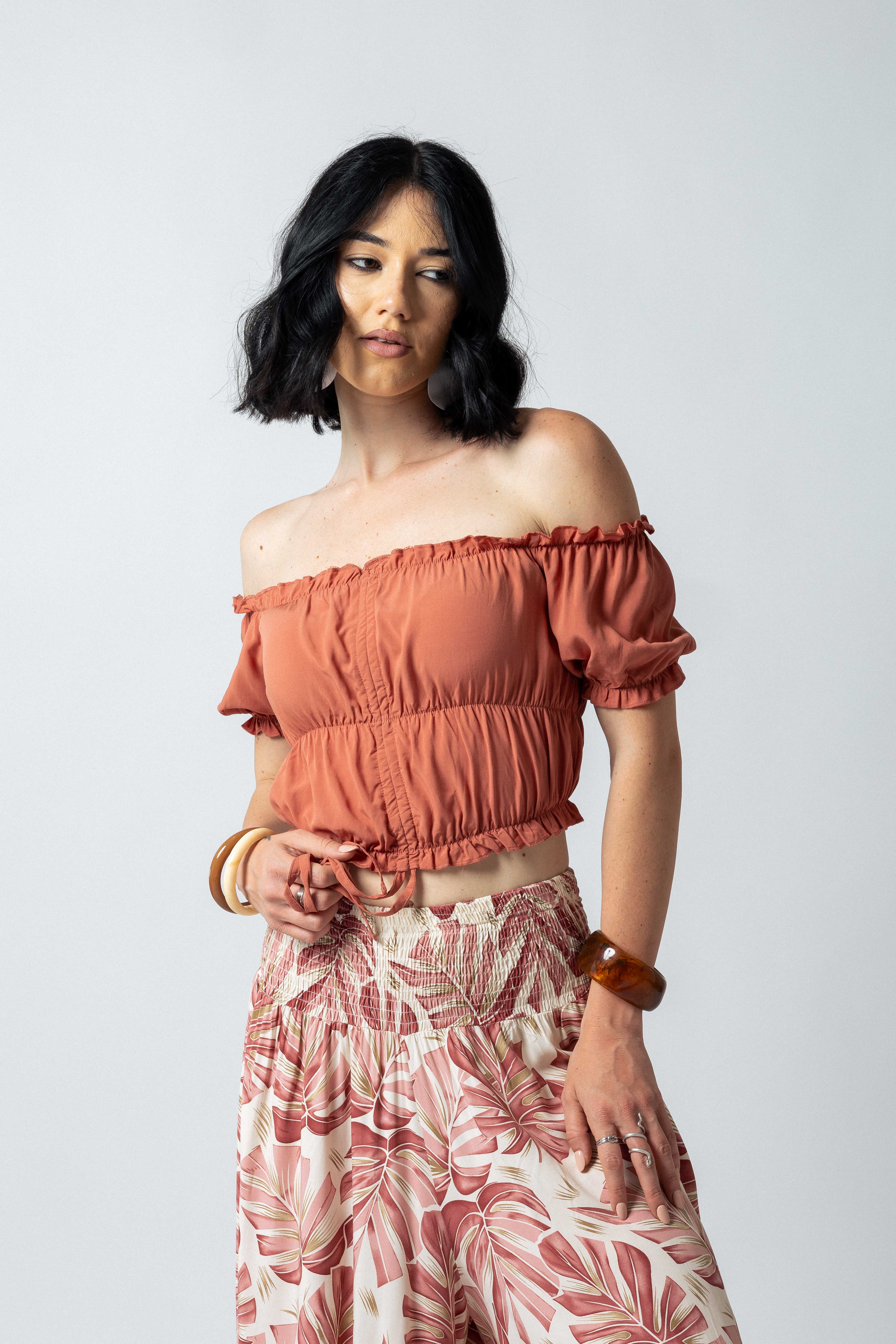 Top Bohémien |Colore:Ruggine