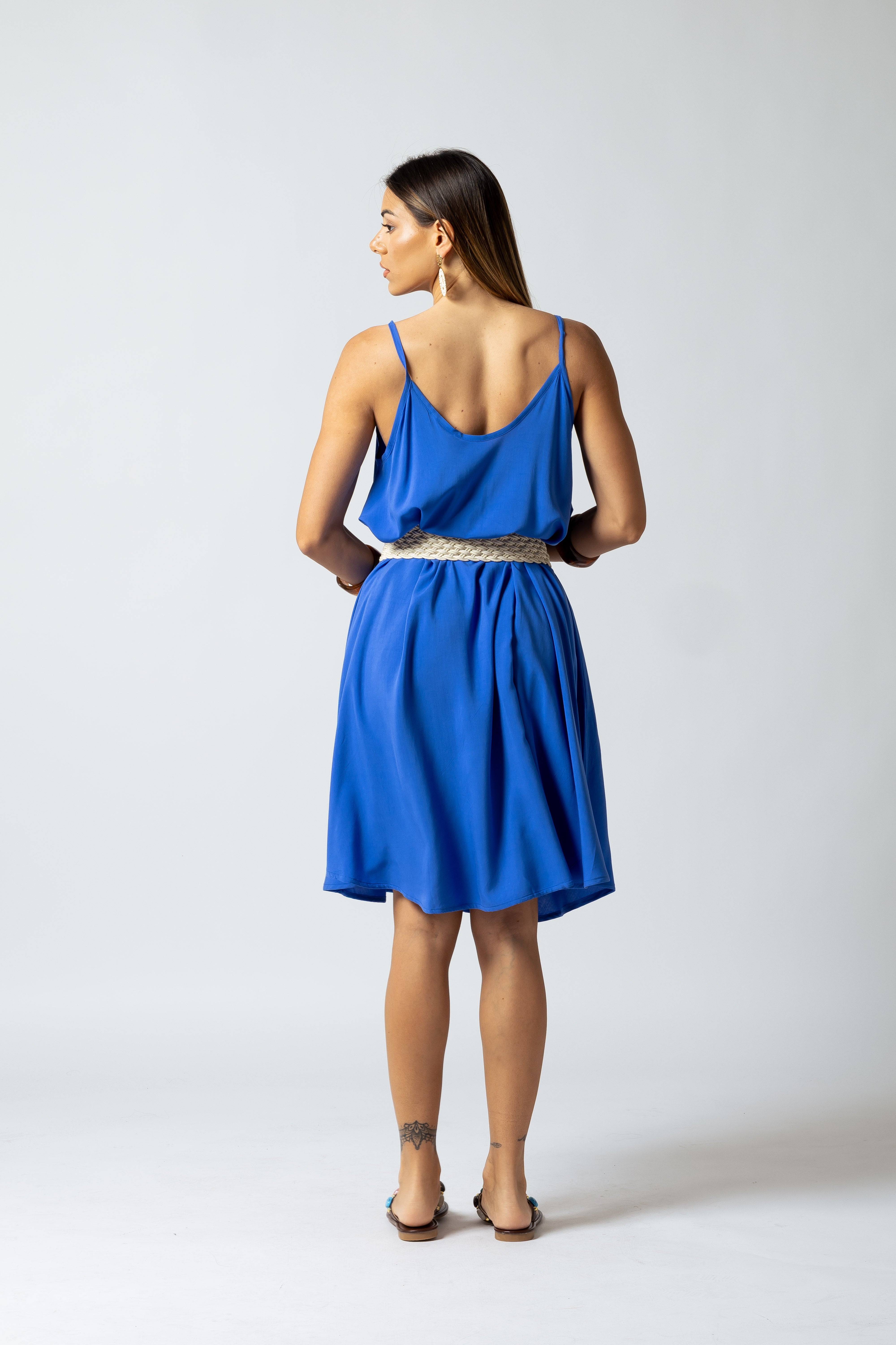 Vestito Salina Midi|Colore:Blu royal
