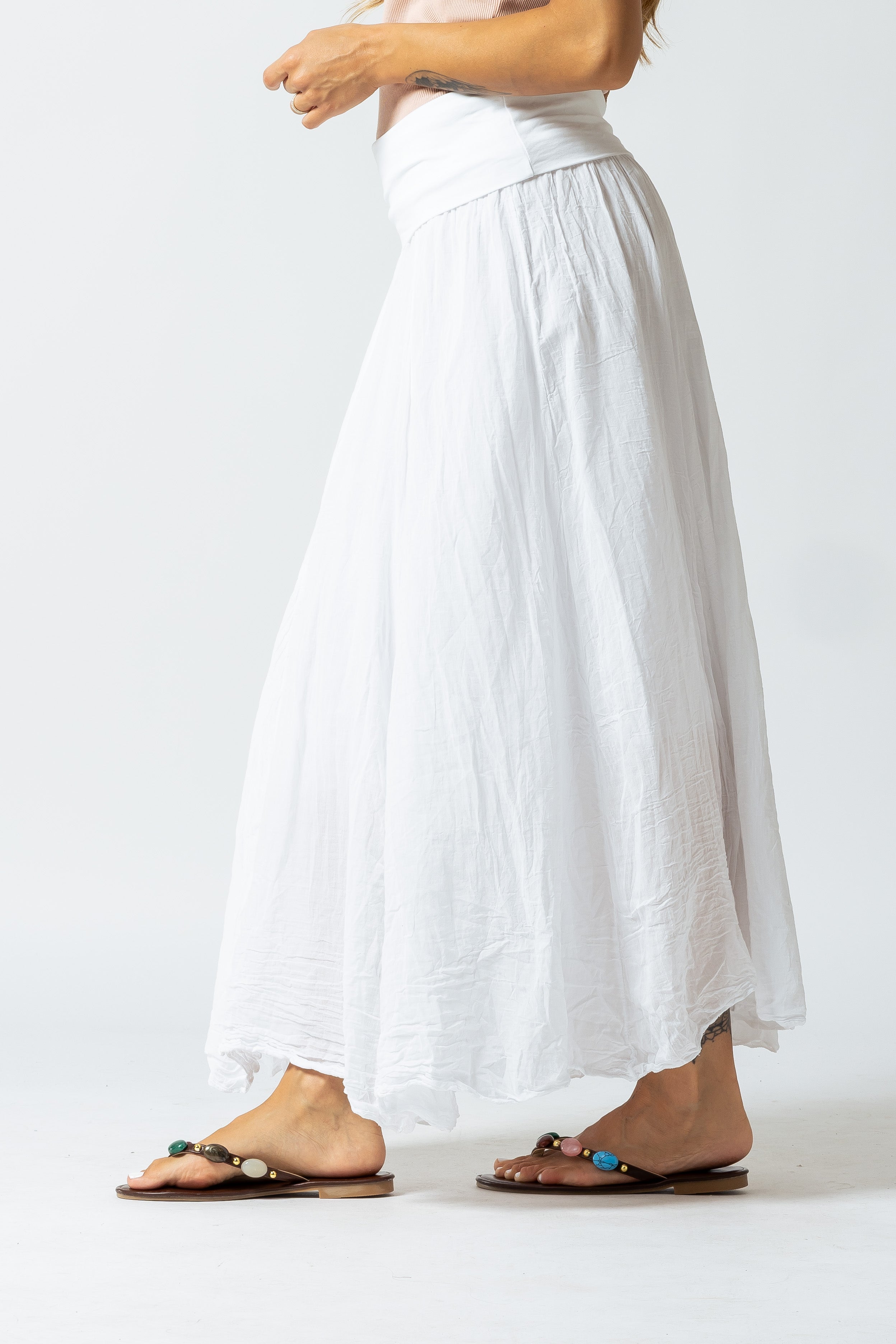 Gonna Gipsy|Colore:Bianco