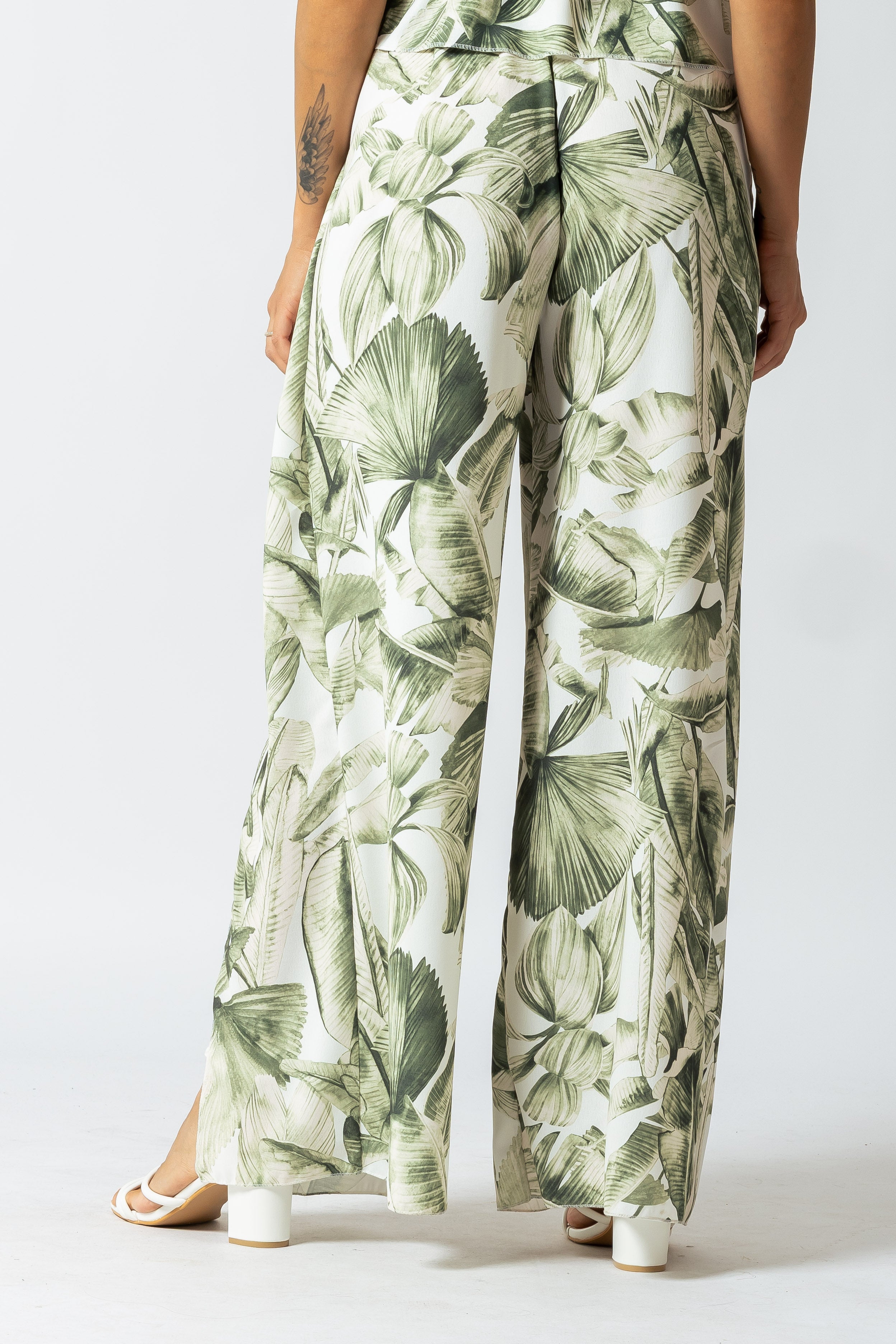 Pantalone pareo a portafoglio|Colore:Verde chiaro