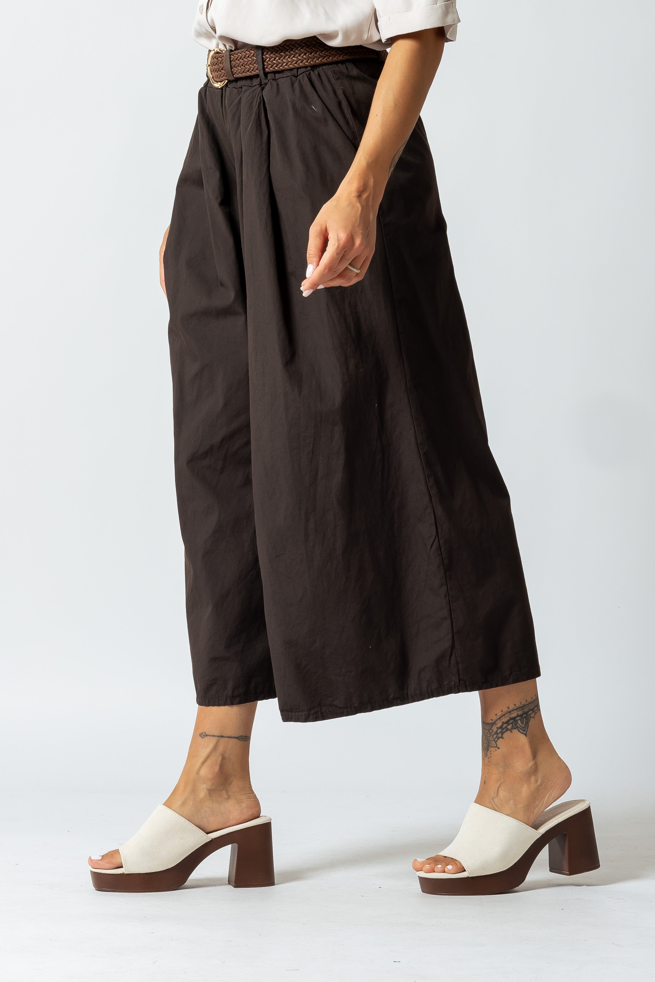 Pantalone culotte|Colore:Marrone