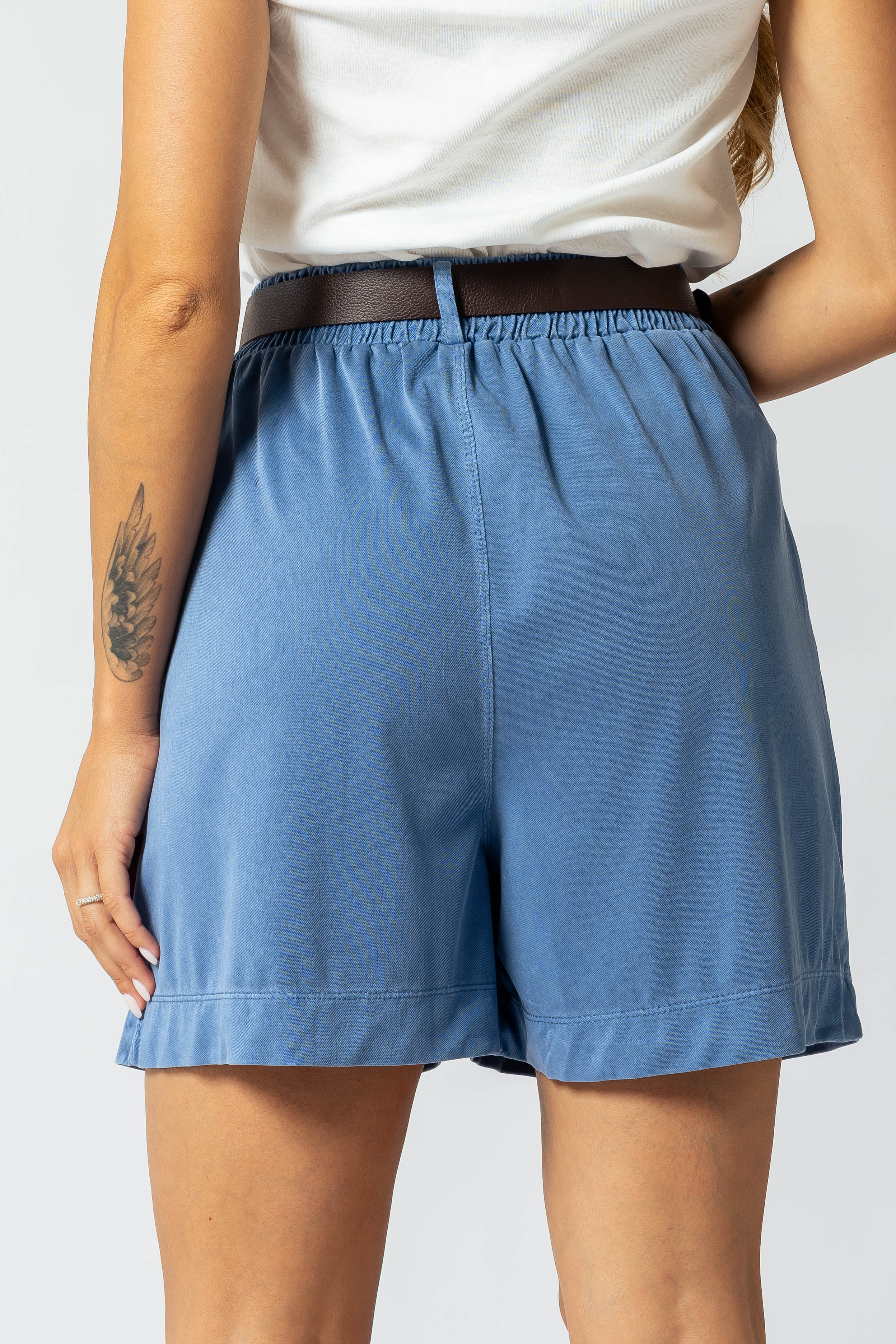 Bermuda effetto Denim|Colore:Jeans