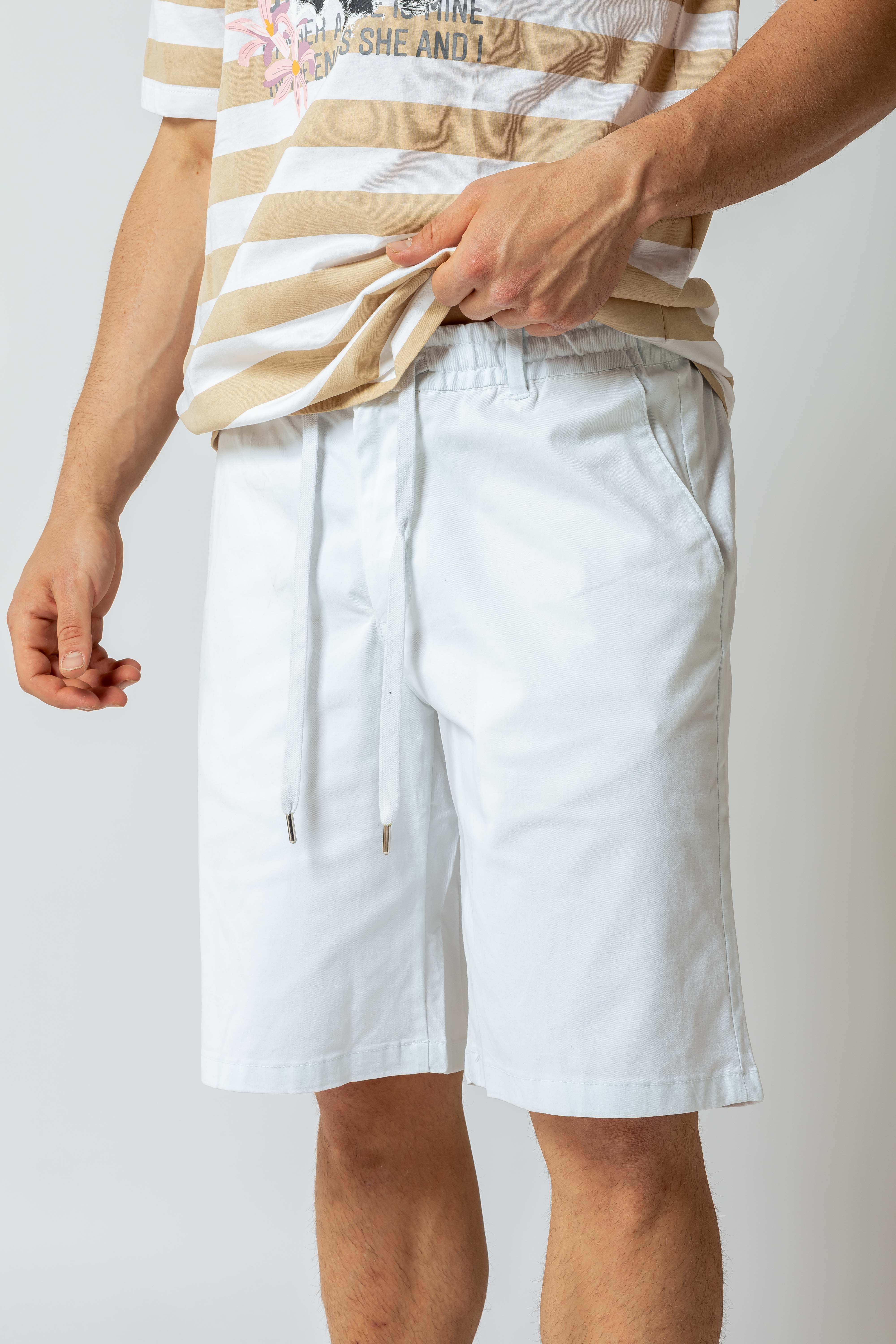 Bermuda regular fit|Colore:Bianco