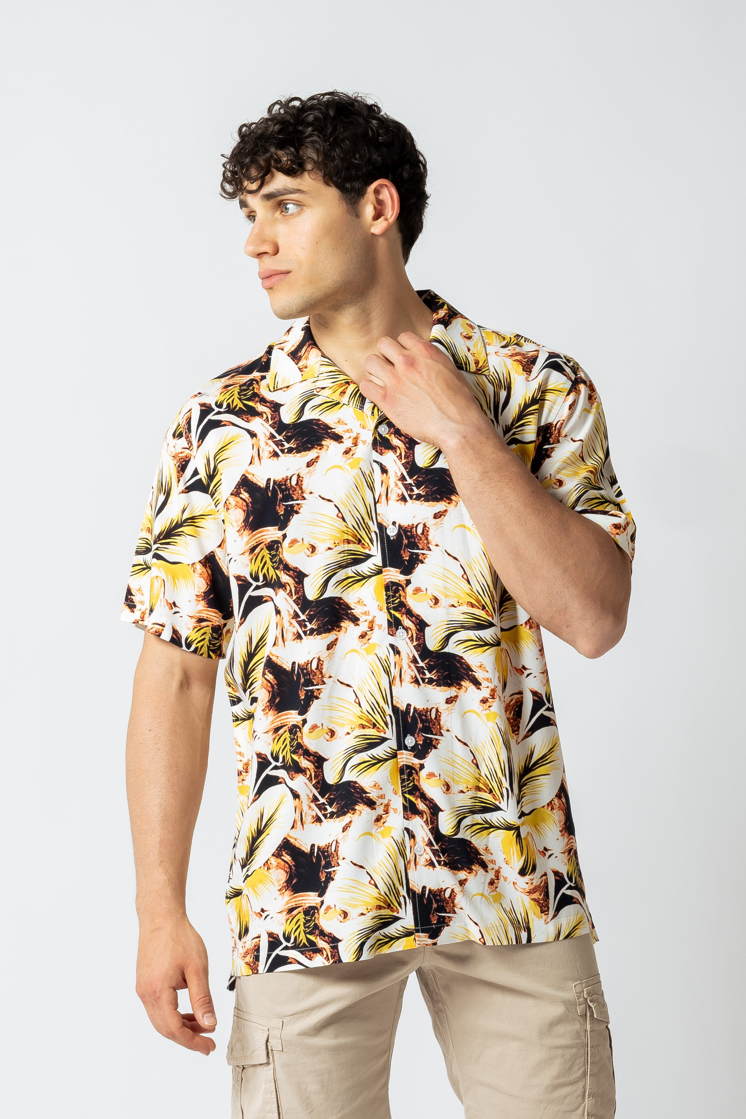 Camicia Tropical |Colore:Seppia