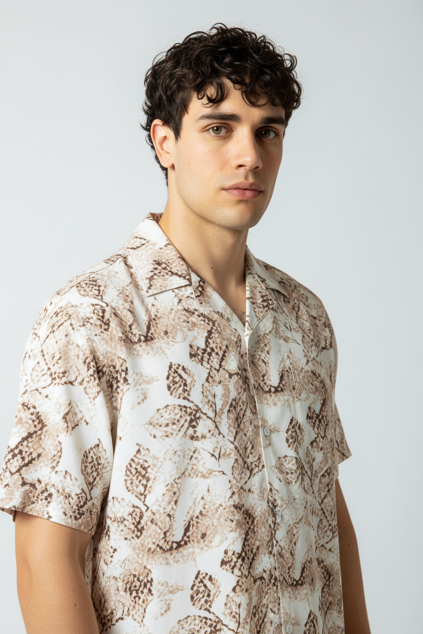 Camicia Cuba|Colore:Beige