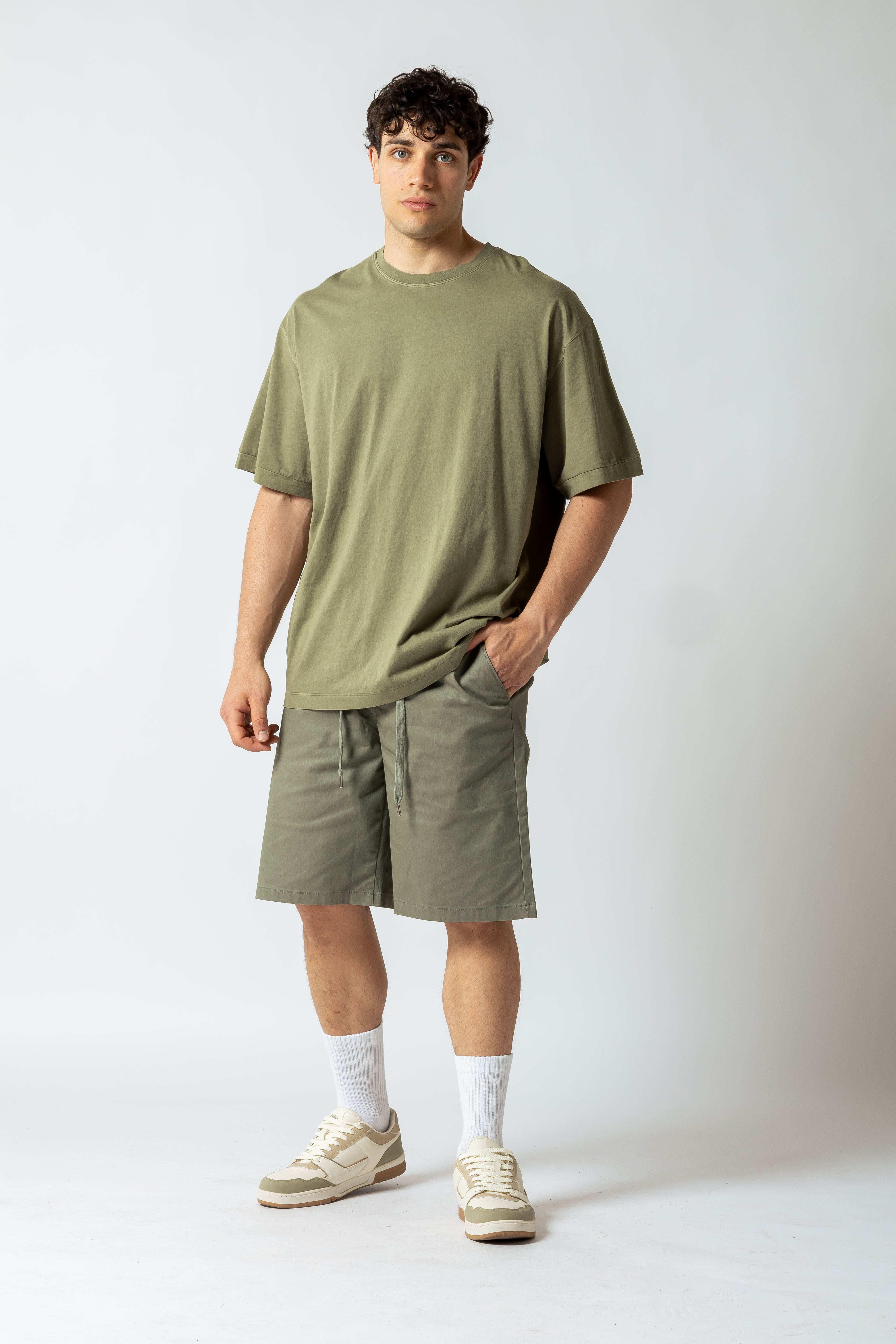 Bermuda regular fit|Colore:Verde militare