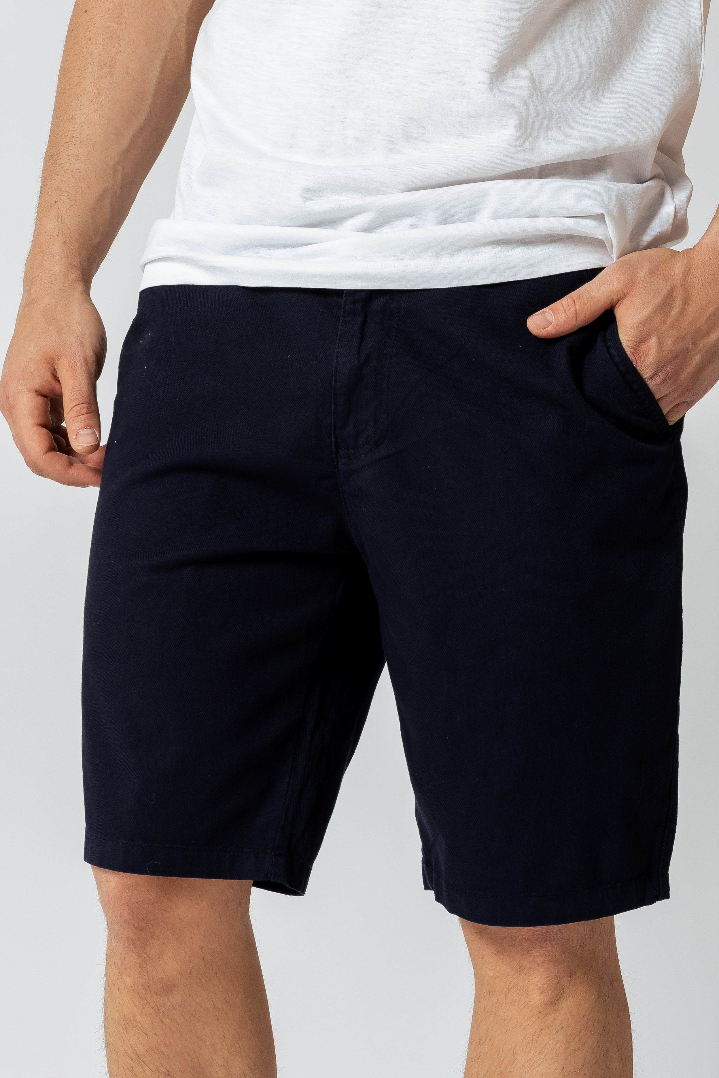 Bermuda con trama |Colore:Blu