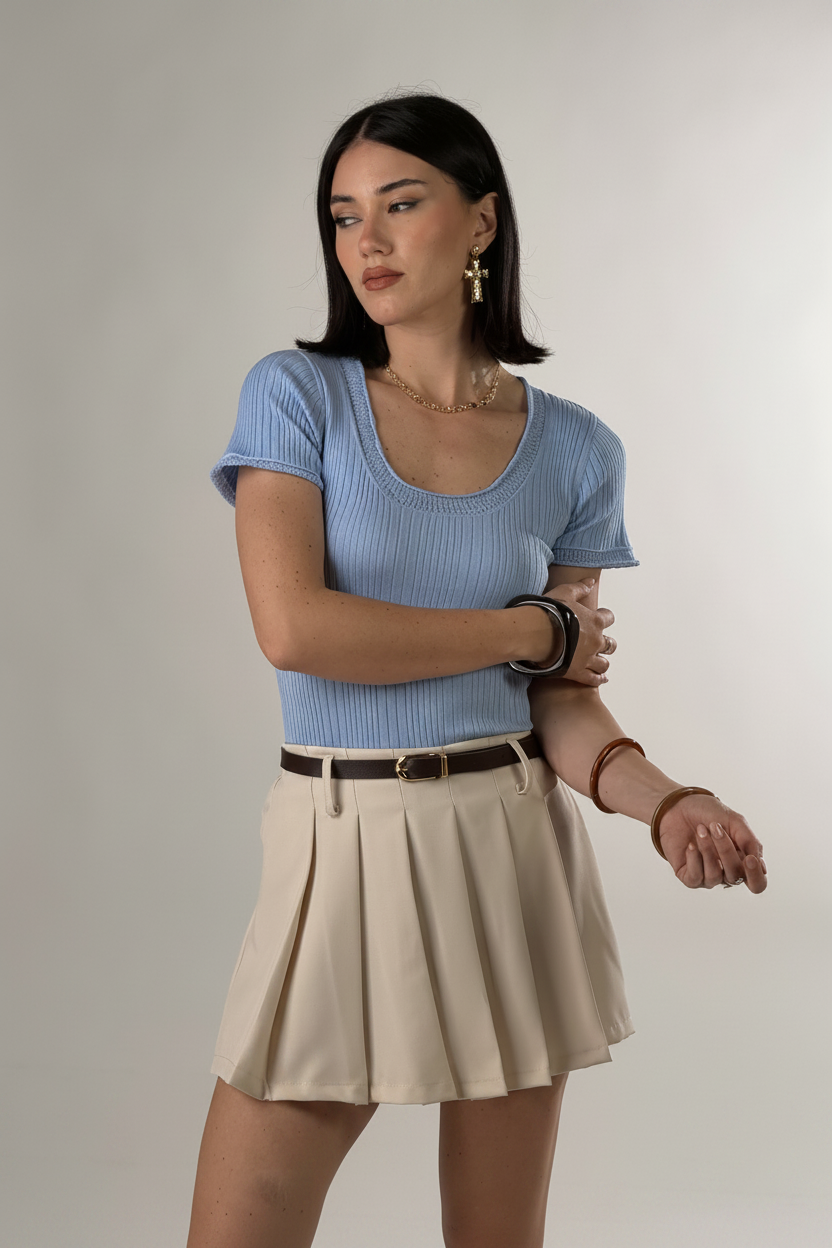 Gonna Shorts Rory|Colore:Beige chiaro