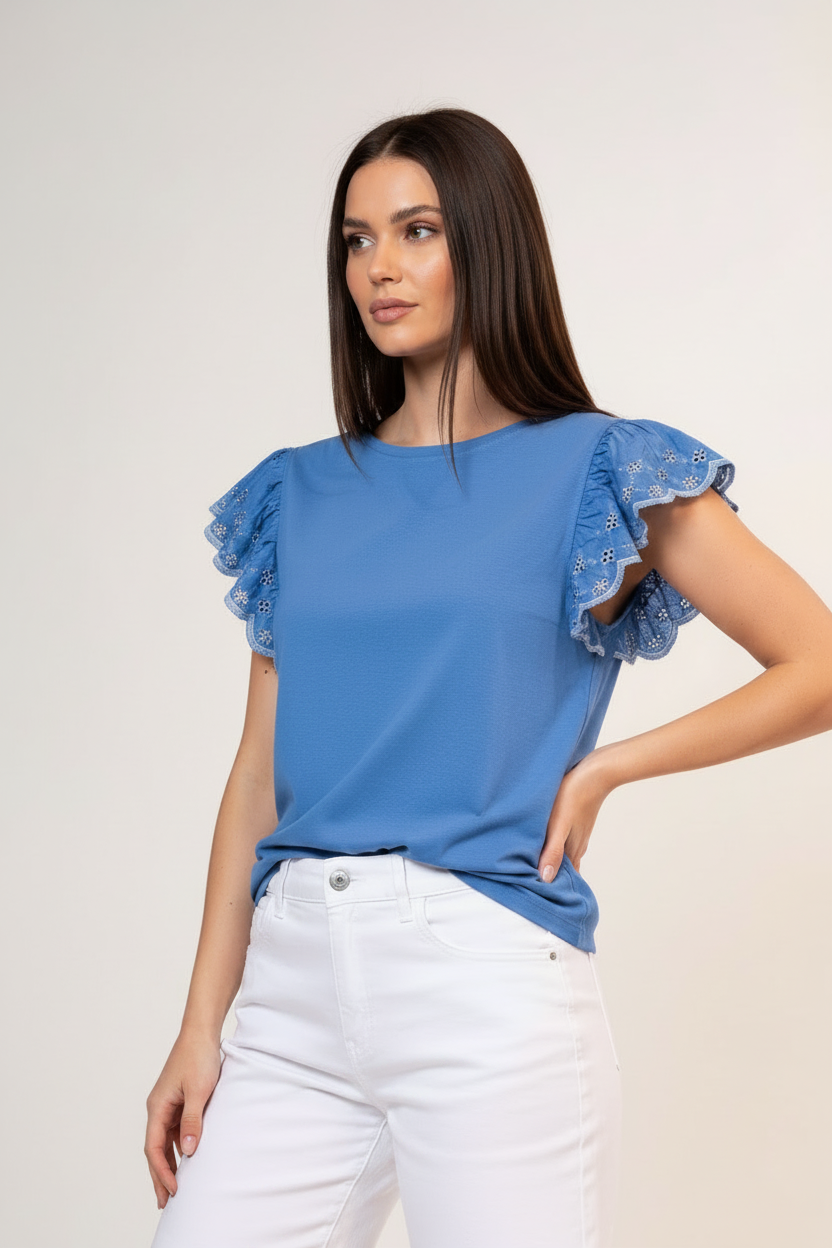 T-Shirt Costa azzurra|Colore:Celeste