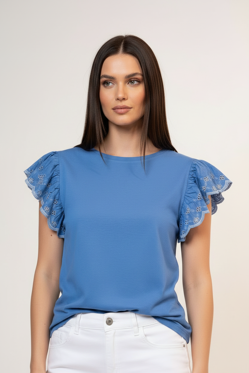 T-Shirt Costa azzurra|Colore:Celeste