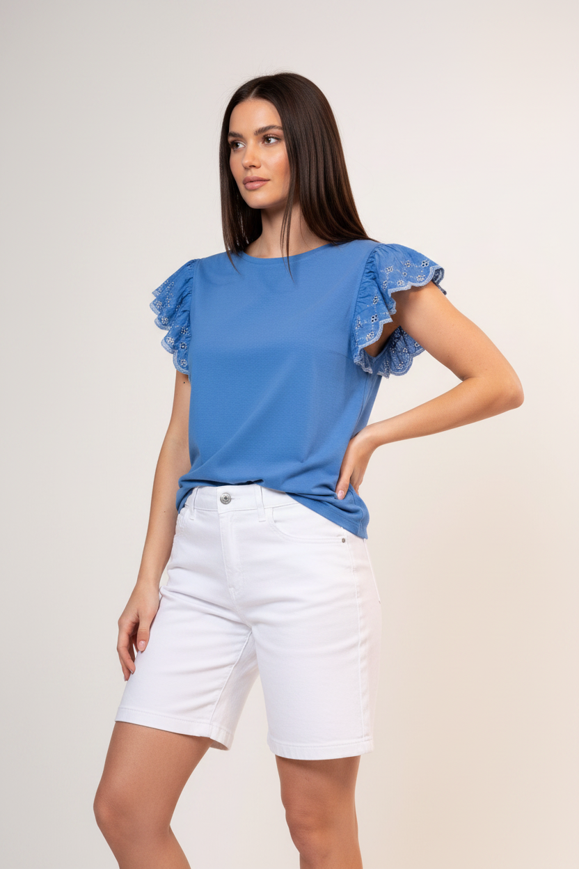 T-Shirt Costa azzurra|Colore:Celeste