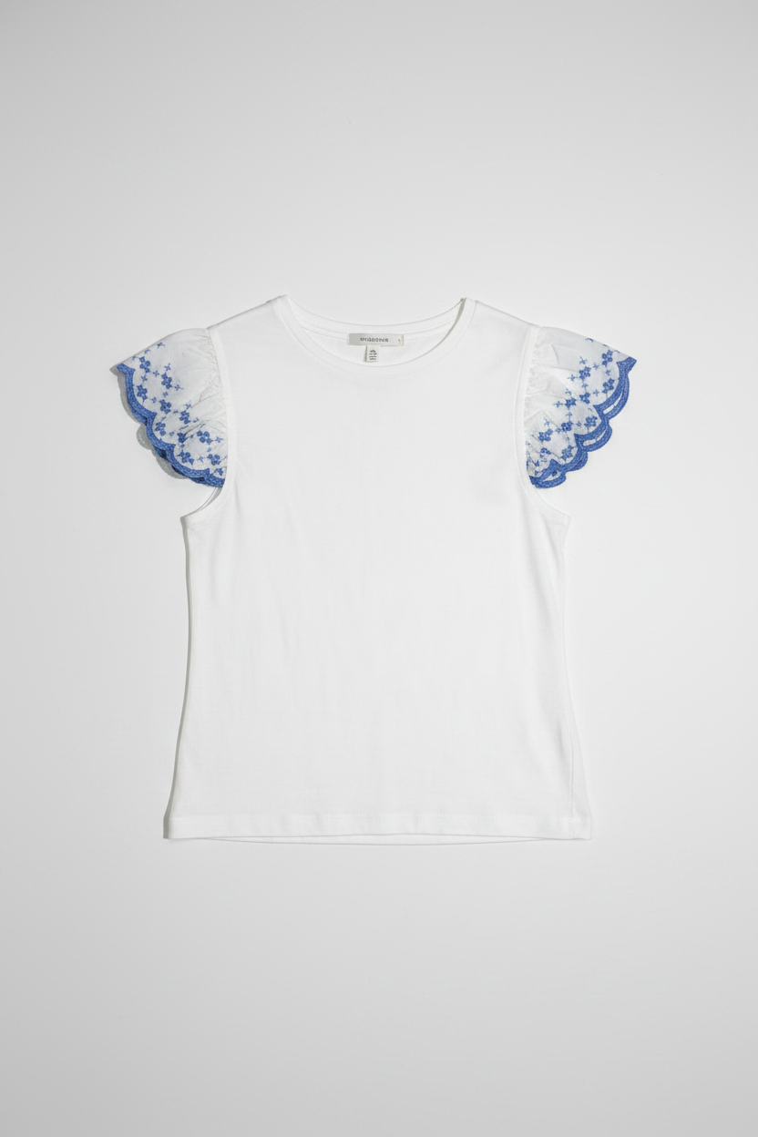 T-Shirt Costa azzurra|Colore:Bianco latte