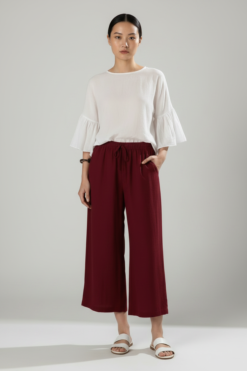 Pantalaccio Culotte|Colore:Terracotta