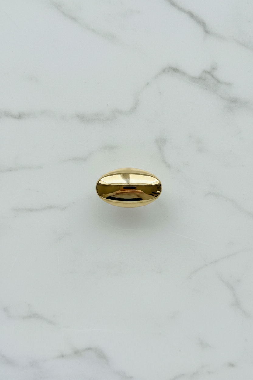 Anello Ovale|Colore:Oro