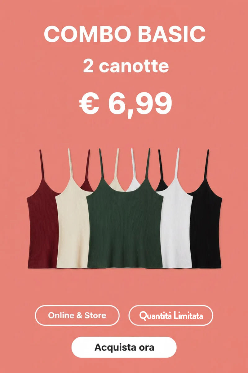 Top bretelle sottili scollo tondo|Colore:Panna