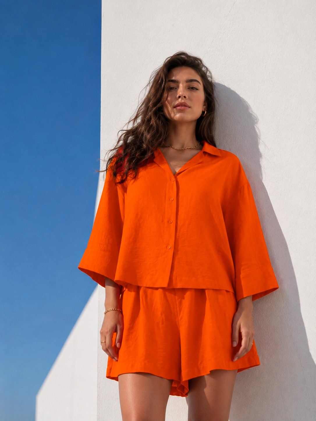 Shorts Lay|Colore:Corallo