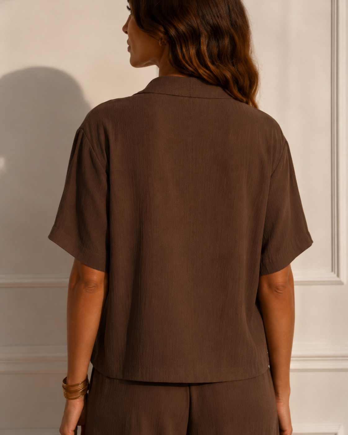 Camicia bowling |Colore:Marrone