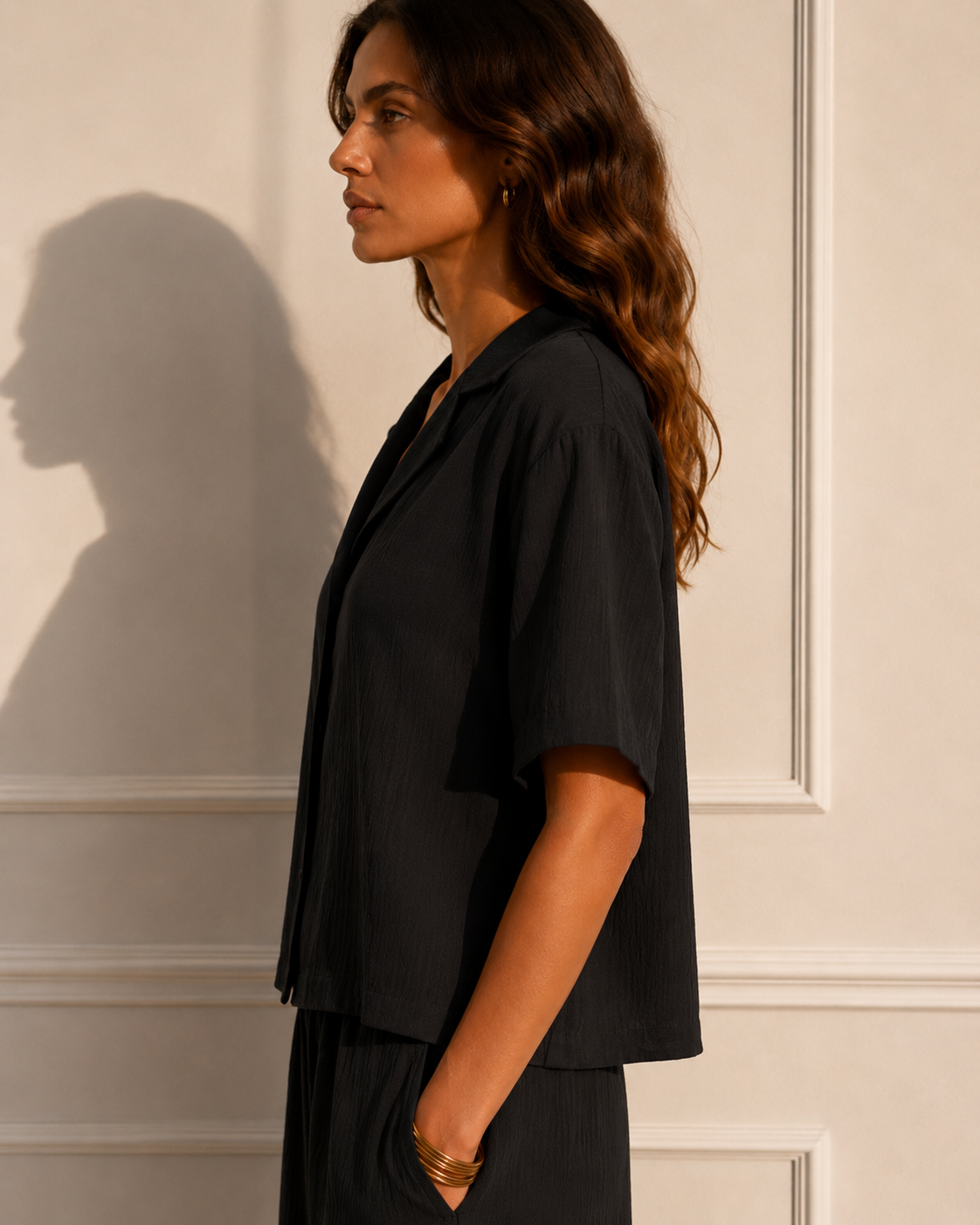 Camicia bowling |Colore:Nero