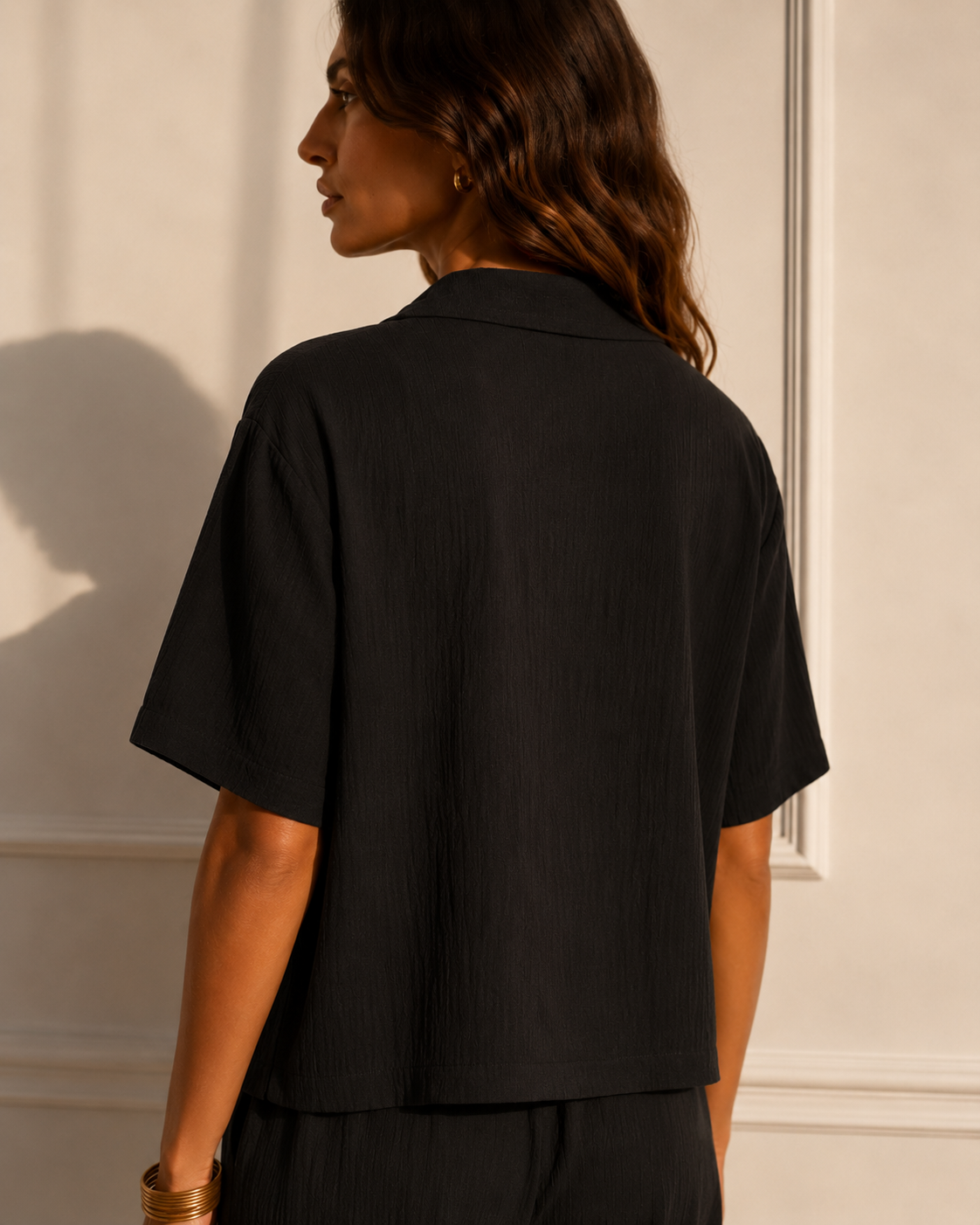 Camicia bowling |Colore:Nero