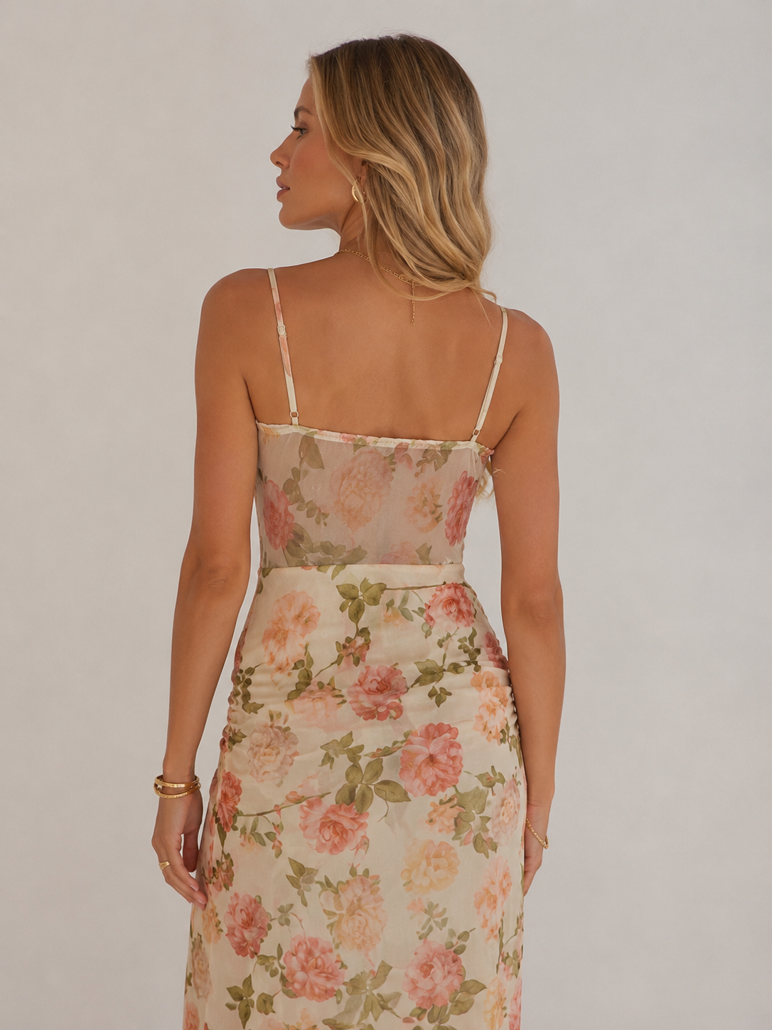 Maxi dress Rose|Colore:Beige