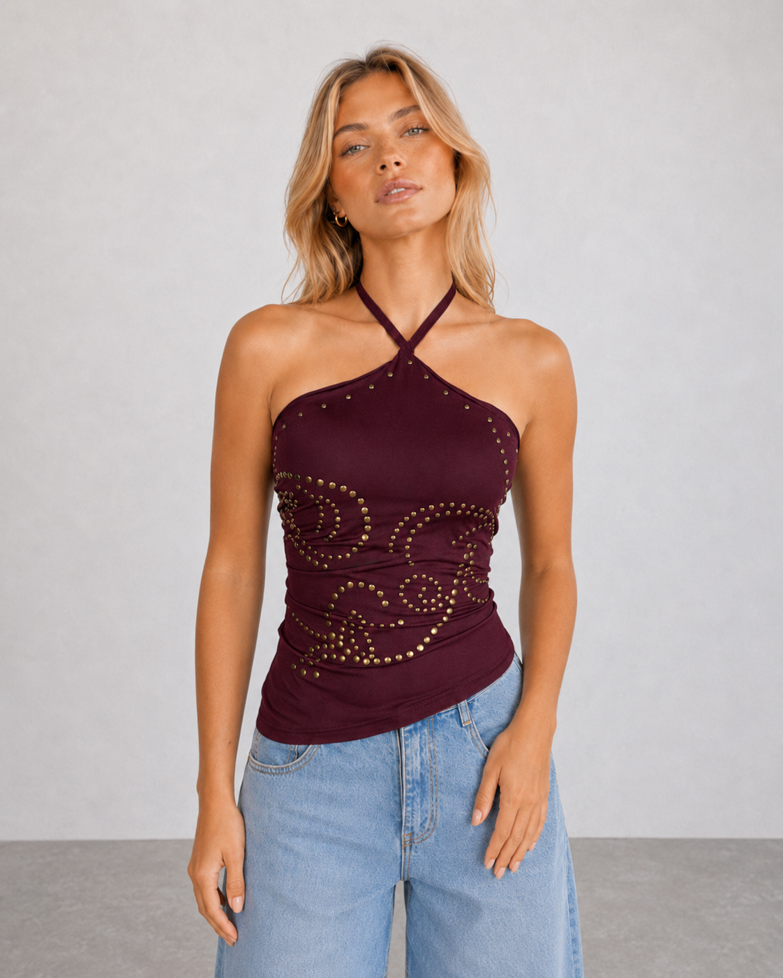Top texas |Colore:Bordeaux