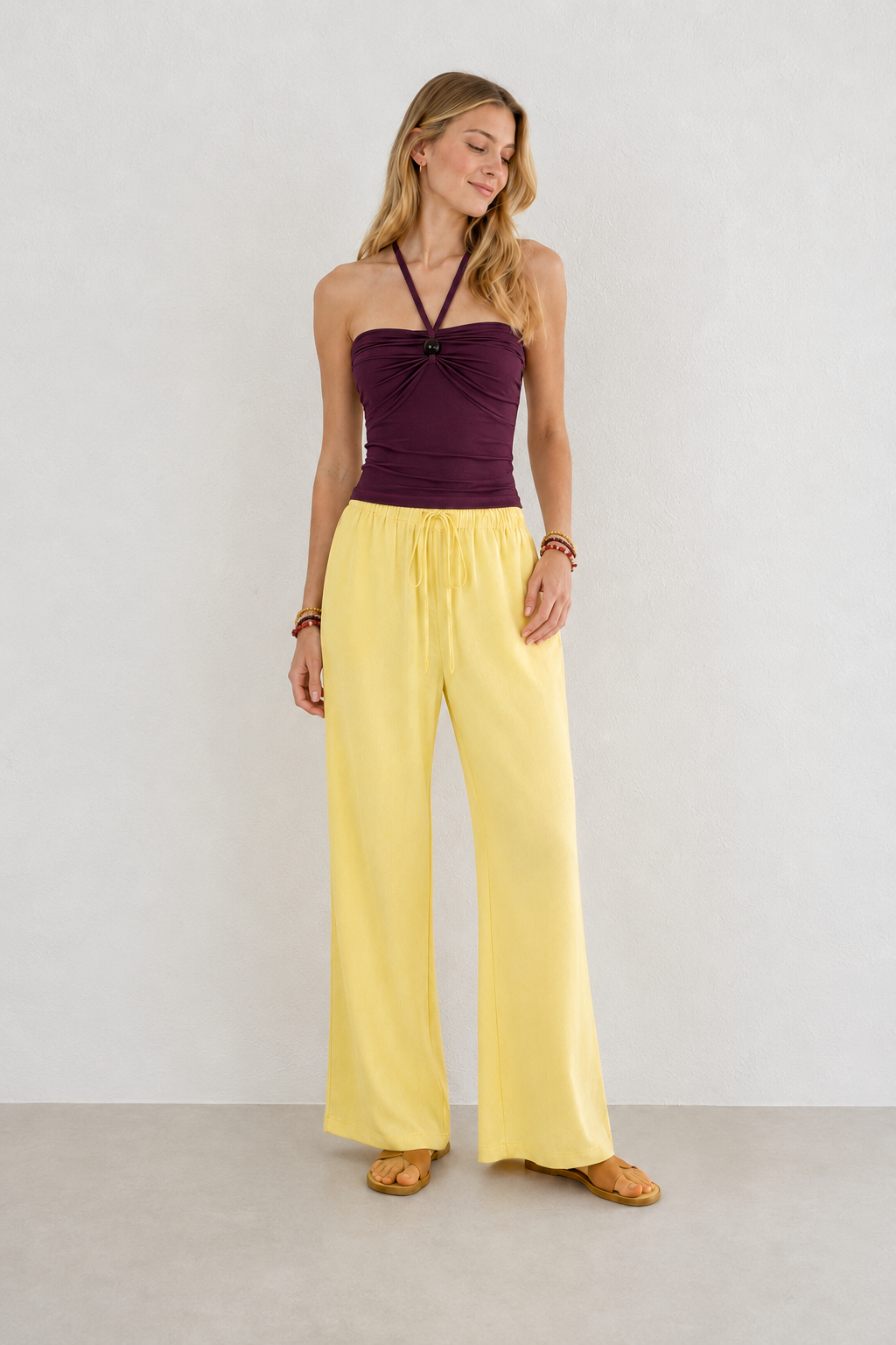 Pantalone morena|Colore:Giallo