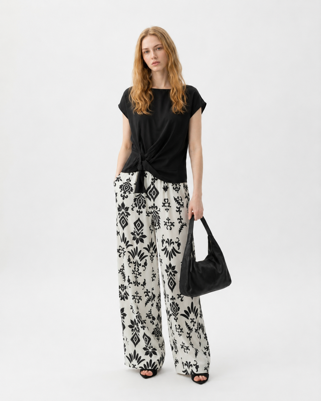 Camicia nodo fusciacca |Colore:Nero