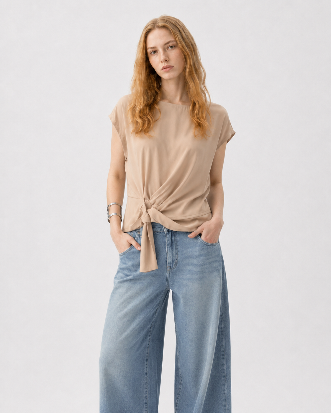 Camicia nodo fusciacca |Colore:Fango