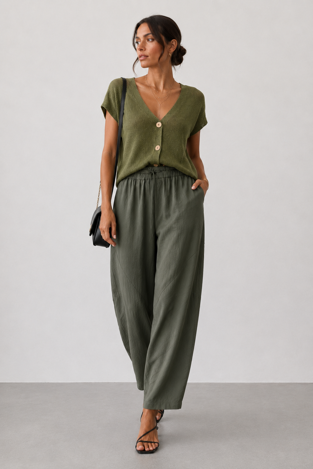 Pantalone Eggs|Colore:Militare