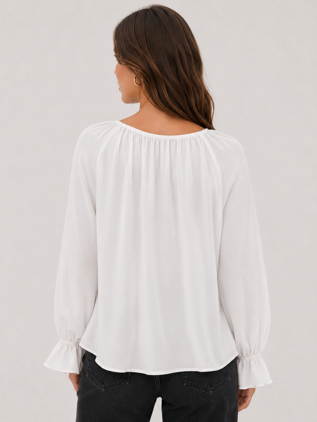 Blusa camelia|Colore:Latte