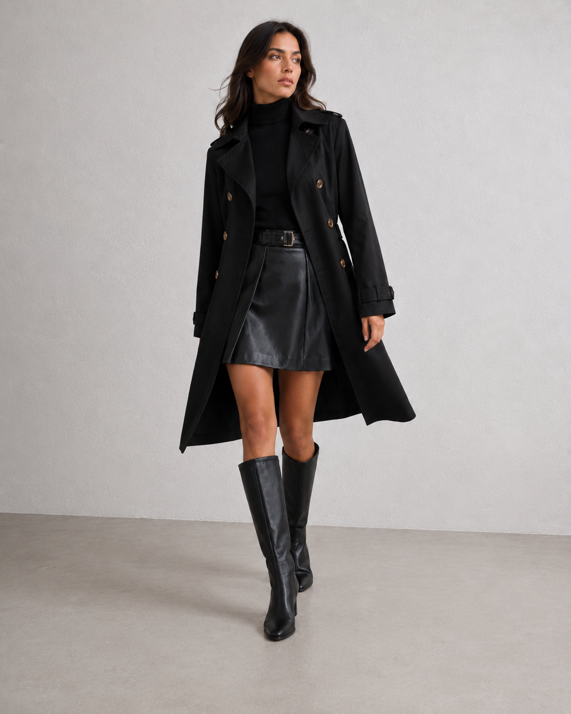 Trench Paris|Colore:Nero
