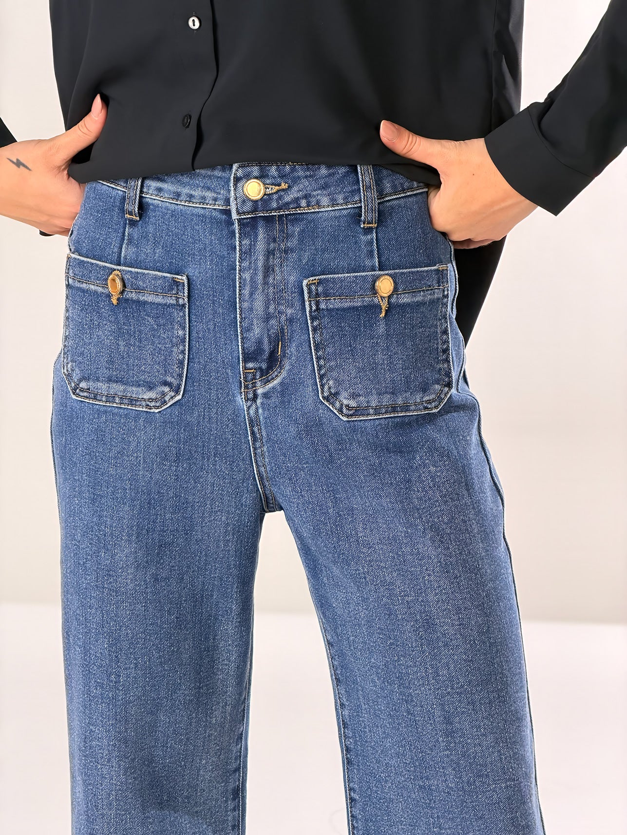 Jeans Valery pocket|Colore:Blu