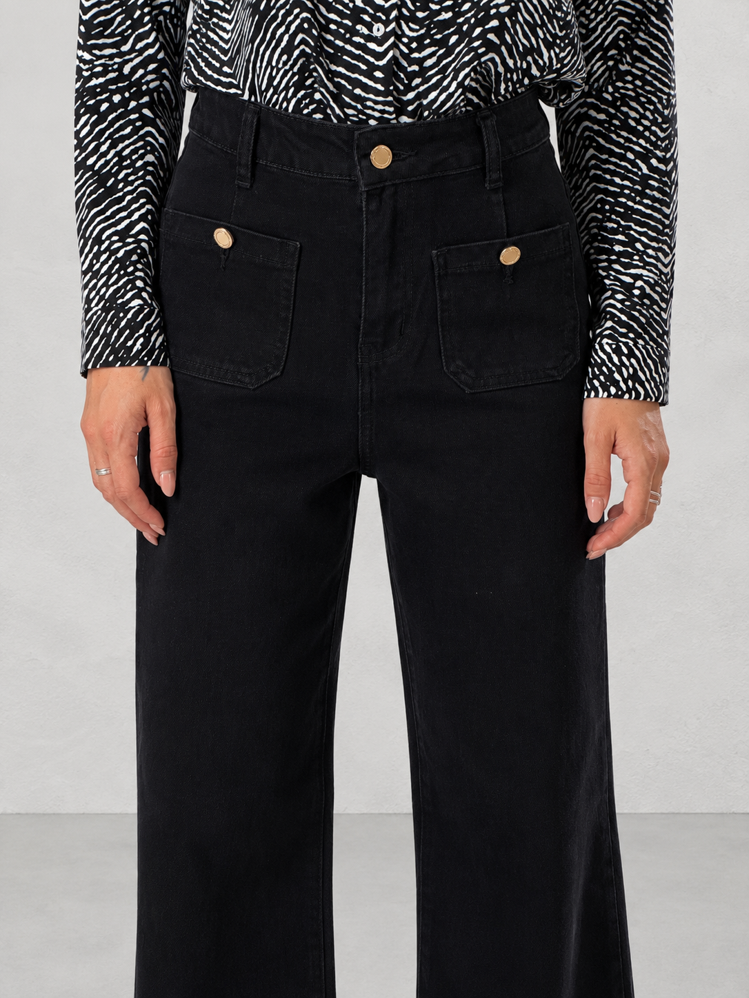 Jeans Valery pocket|Colore:Nero